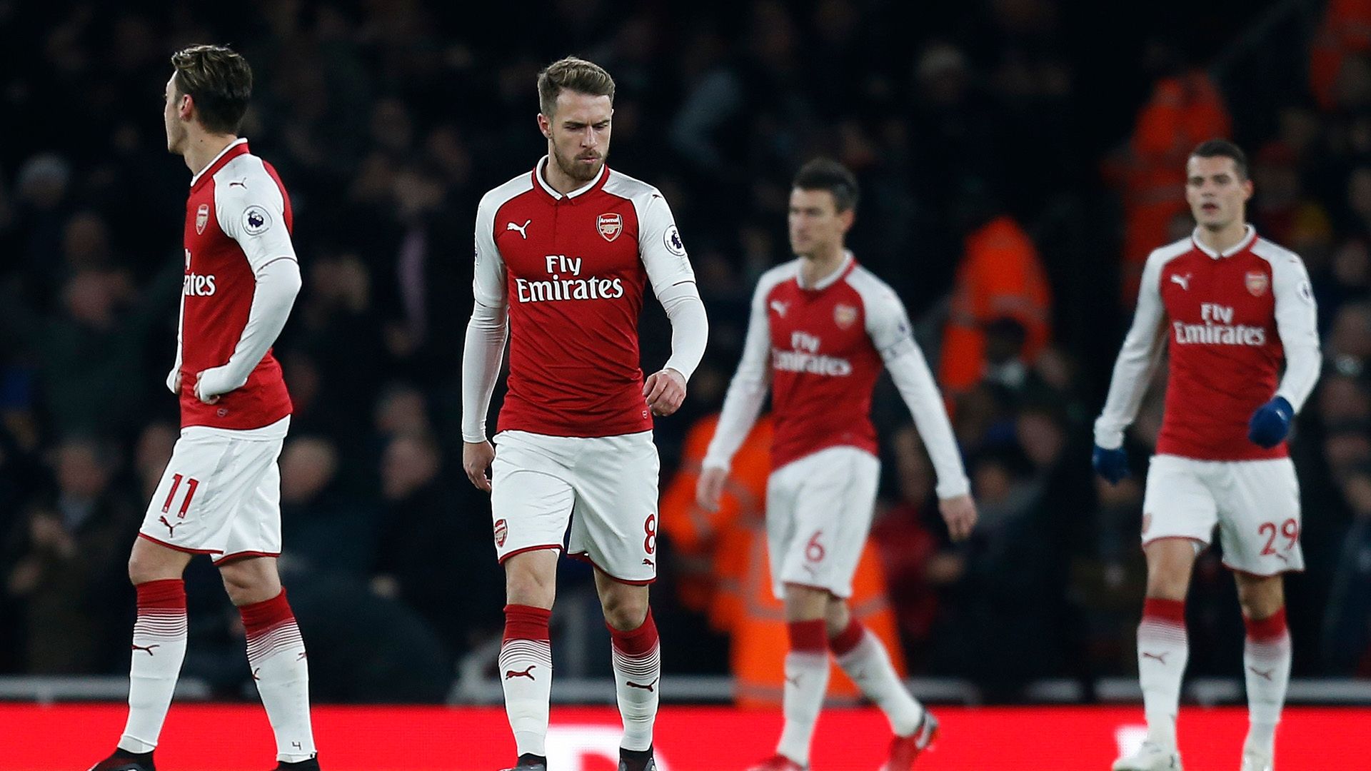 Aaron Ramsey Arsenal Manchester United Premier League