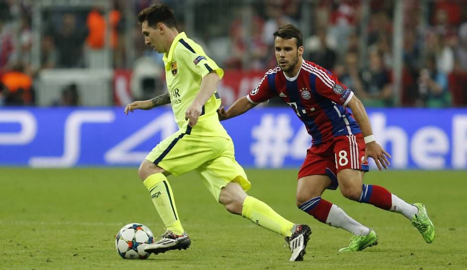 ONLY GERMANY Juan Bernat Lionel Messi Bayern Munchen Barcelona 2015
