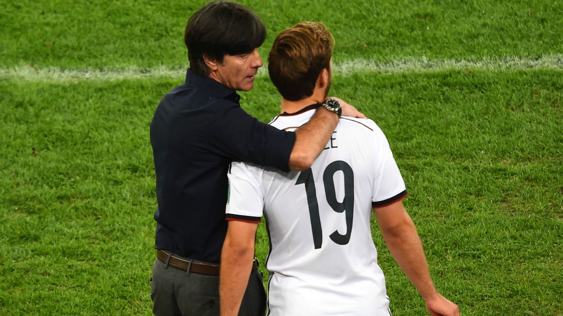 Joachim Low Mario Gotze Germany