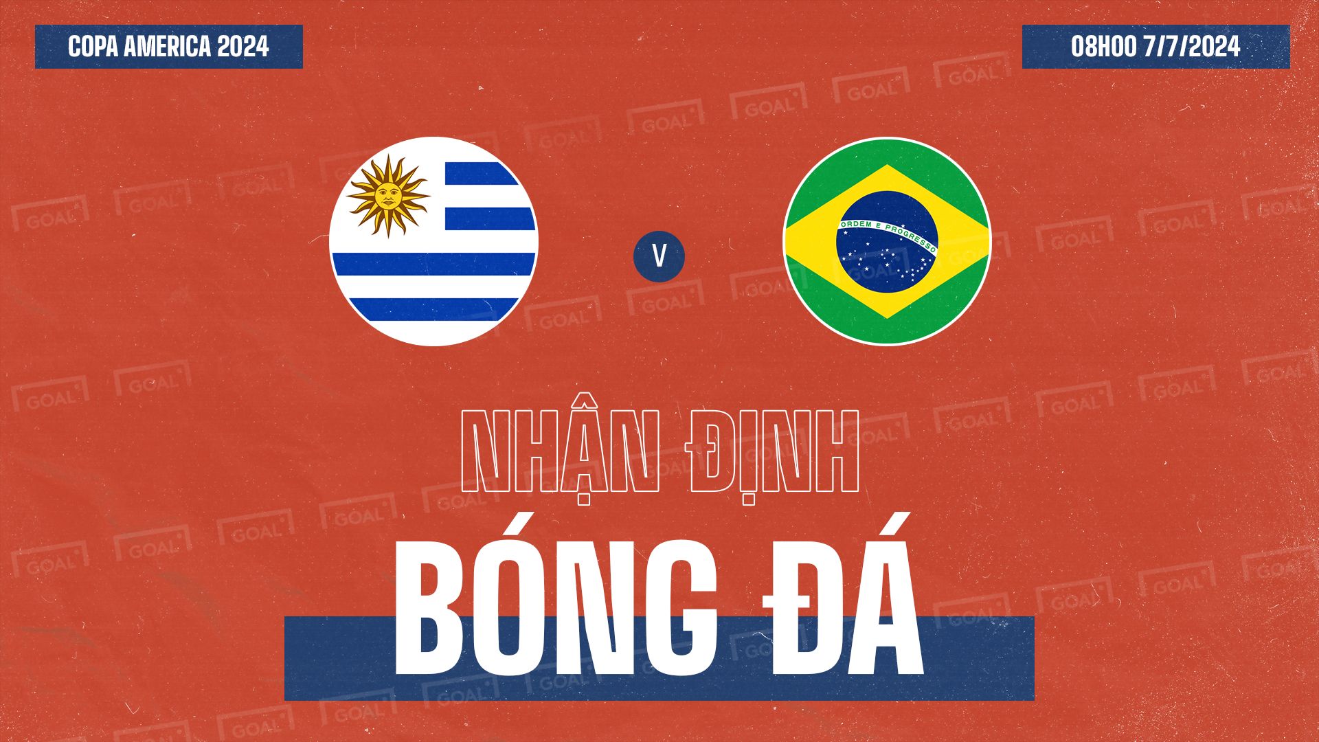 Uruguay vs Brazil Copa America 2024 GFX