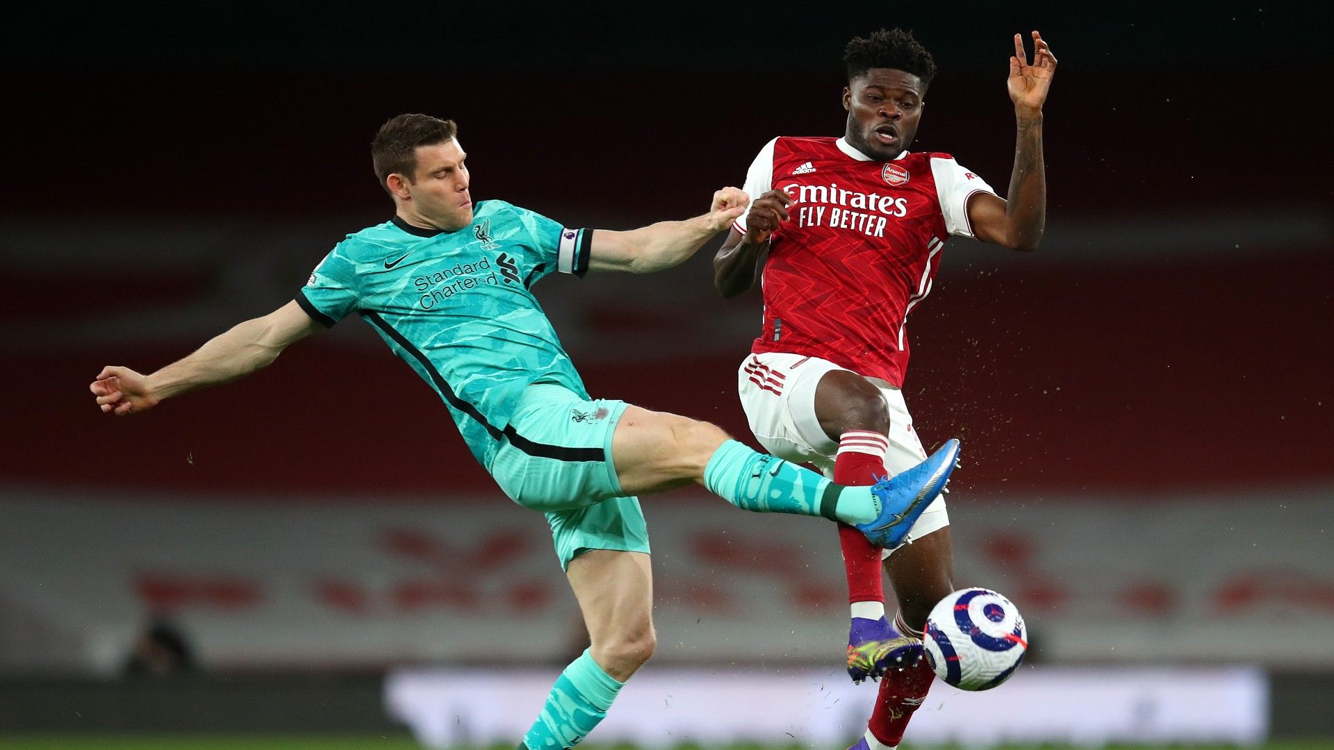 James Milner Thomas Partey Liverpool Arsenal