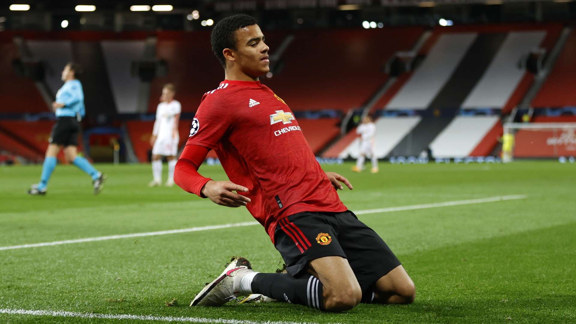 Mason Greenwood, Man Utd vs RB Leipzig, Champions League 2020-21