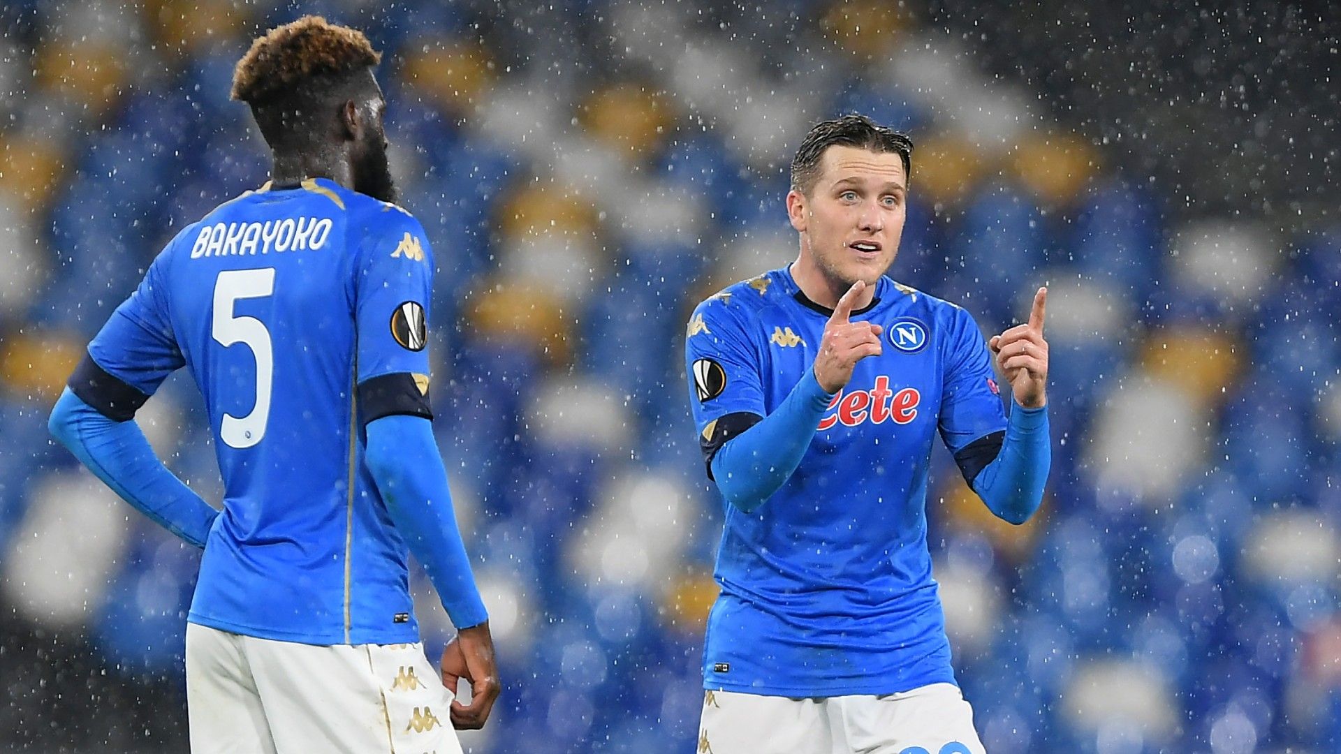 Zielinski Bakayoko - Napoli Real Sociedad - Europa League 2020/21