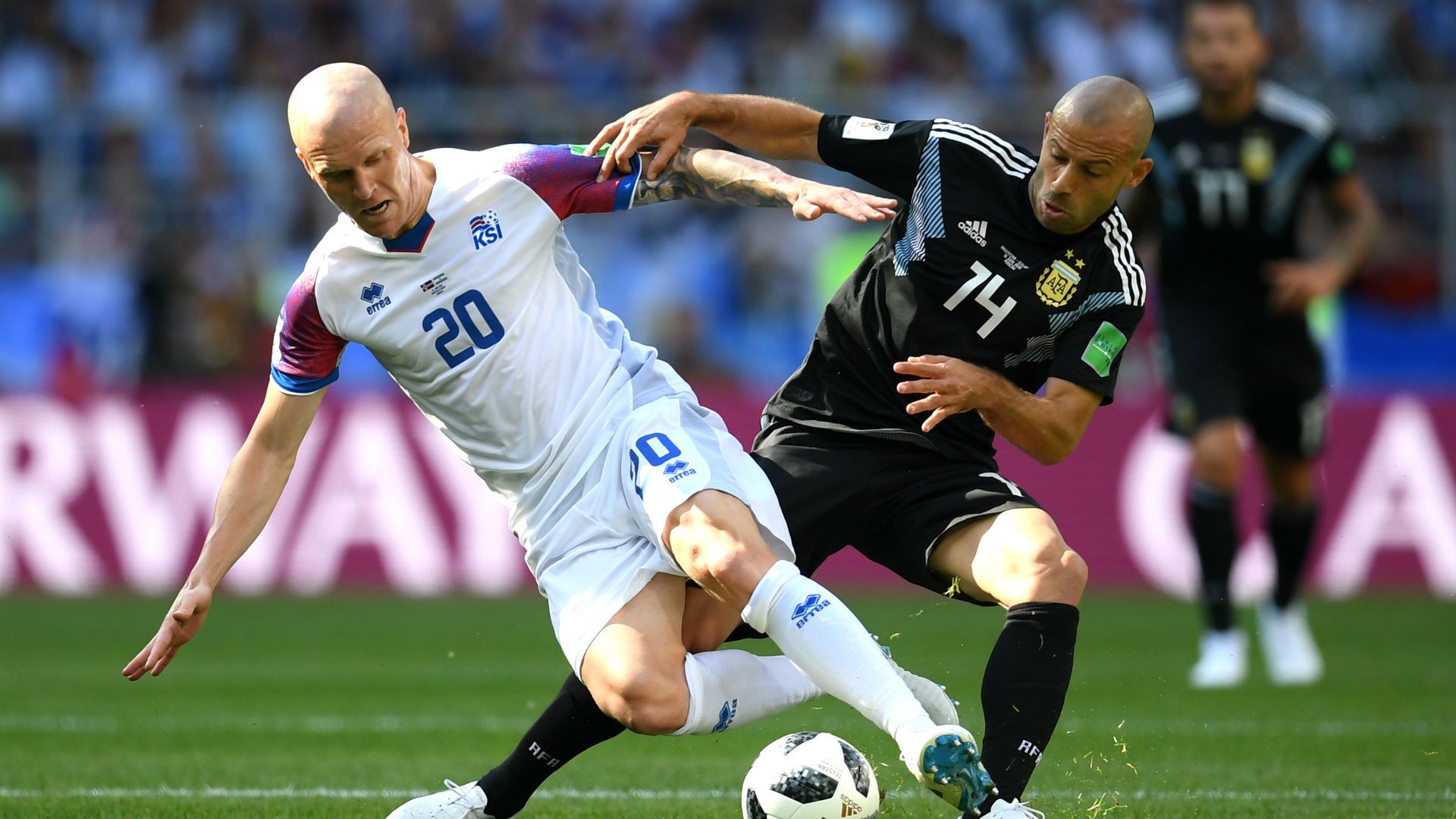 Javier Mascherano Lionel Messi Argentina Islandia Iceland World Cup 16062018