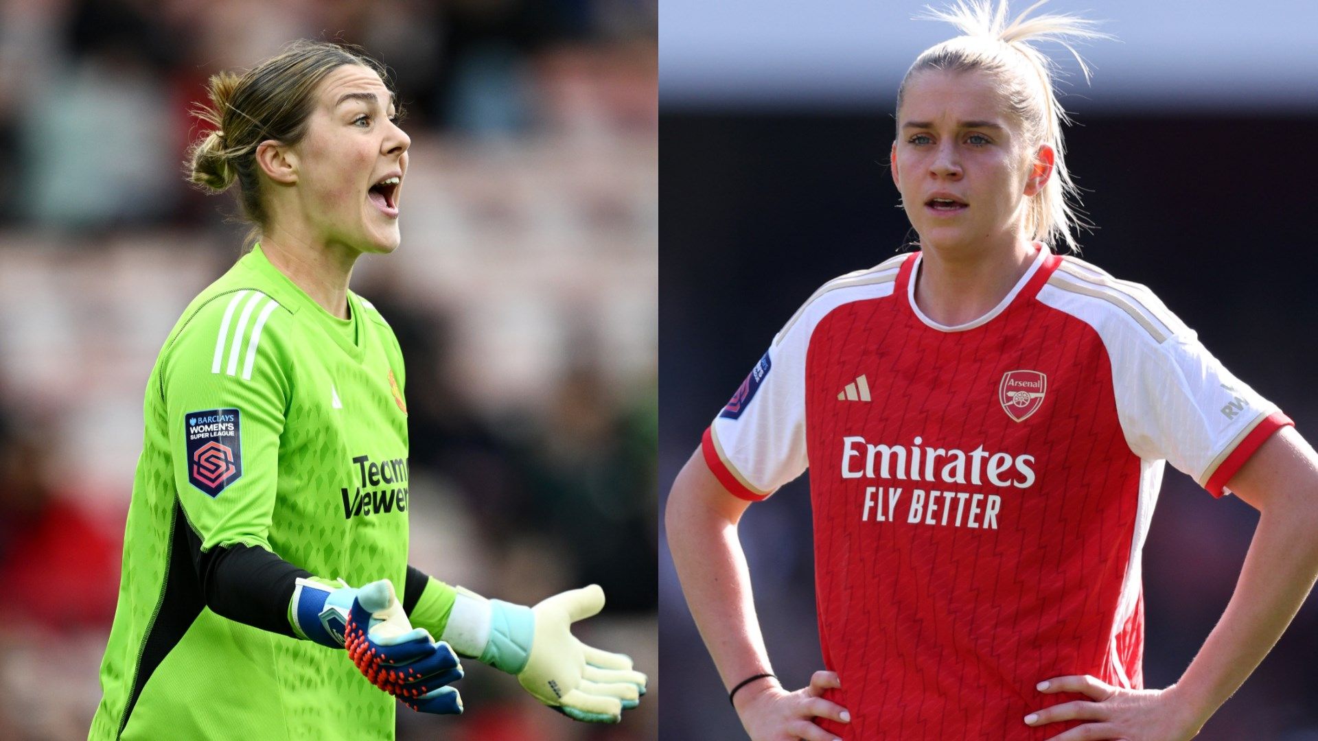 Mary Earps Alessia Russo split