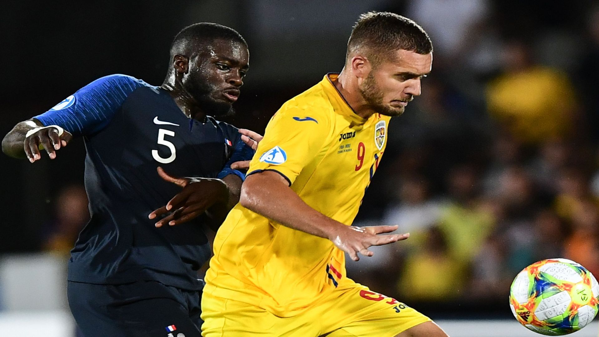 George Puscas  Dayot Upamecano France J21 Romania U21 Euro U21 24062019