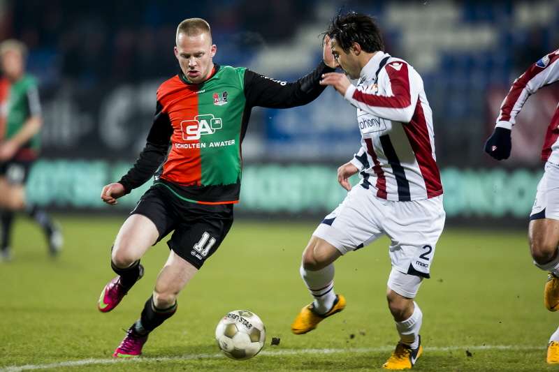 Willem II - NEC, Melvin Platje, Gaby Jallo