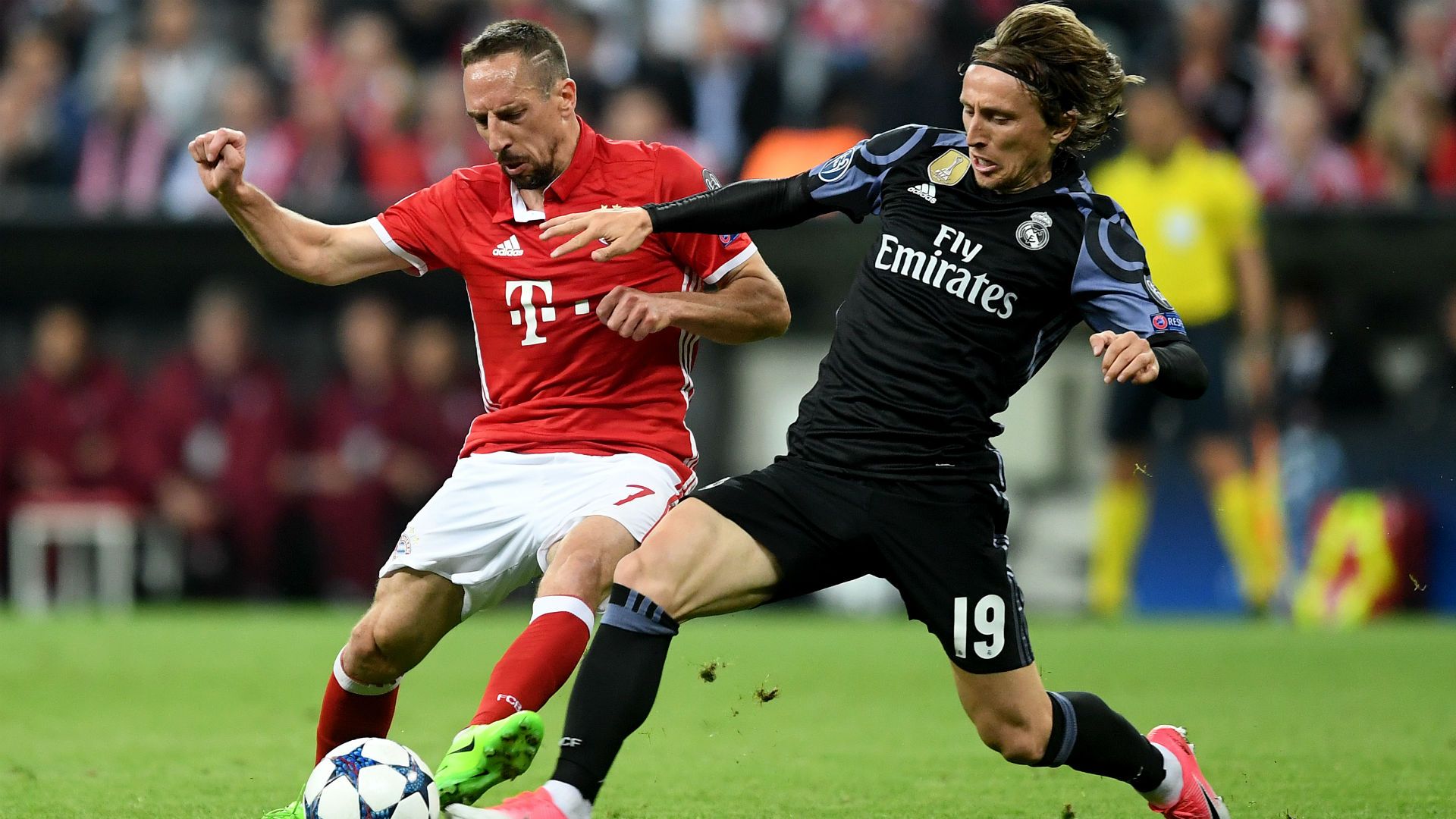 bayern real - luka modric franck ribery - champions league - 12042017