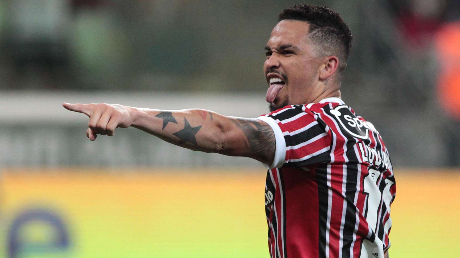 Luciano comemora, Palmeiras x São Paulo, Brasileirão, 17112021