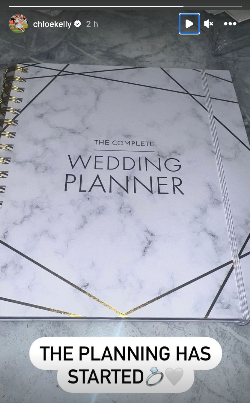 Chloe Kelly is planning her wedding