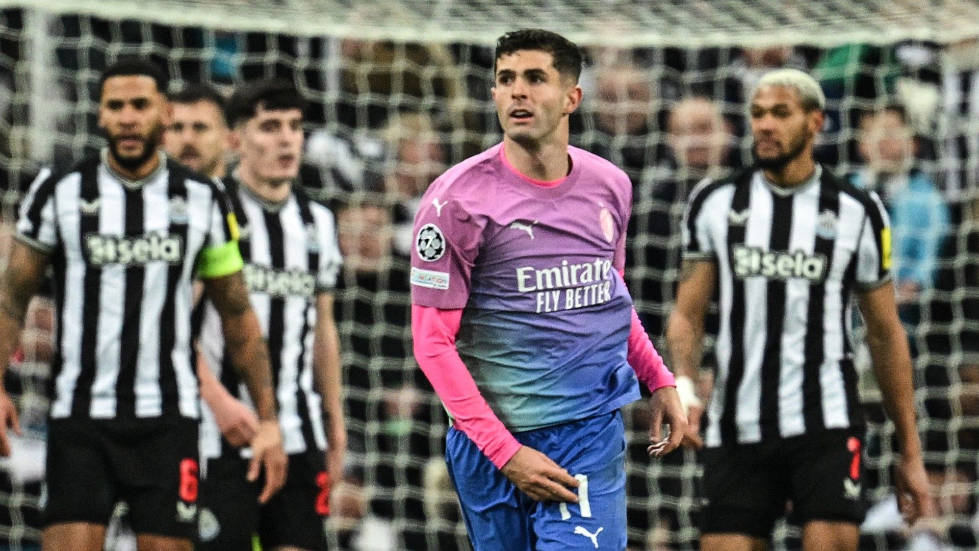 Pulisic Milan Newcastle 2023