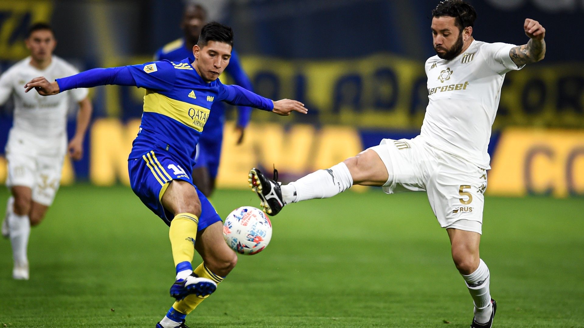 Aaron Molinas Eugenio Mena Boca Racing Torneo Liga Profesional 29082021