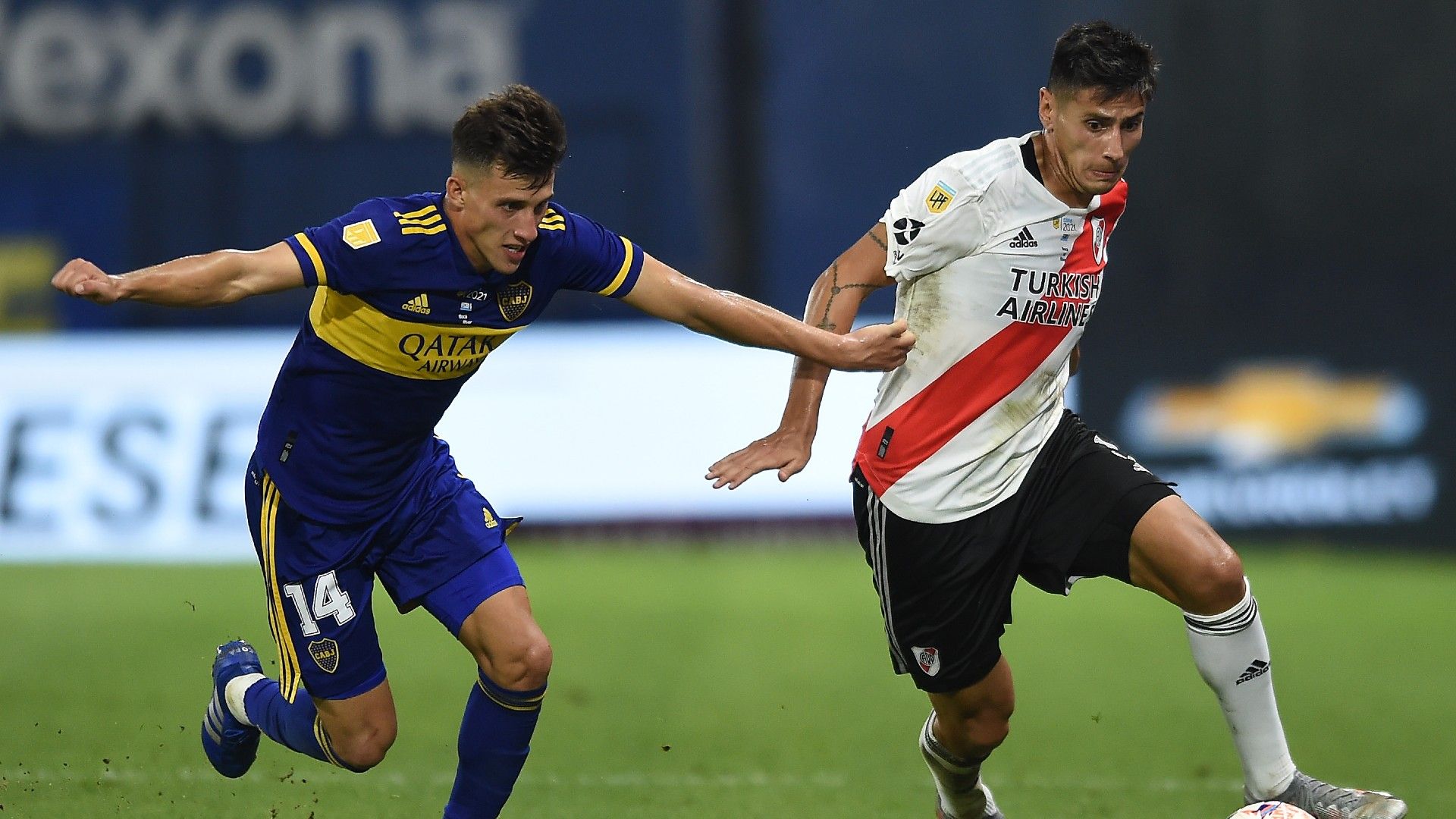 Capaldo Angileri Boca River Fecha 5 Copa de la Liga Profesional 2021