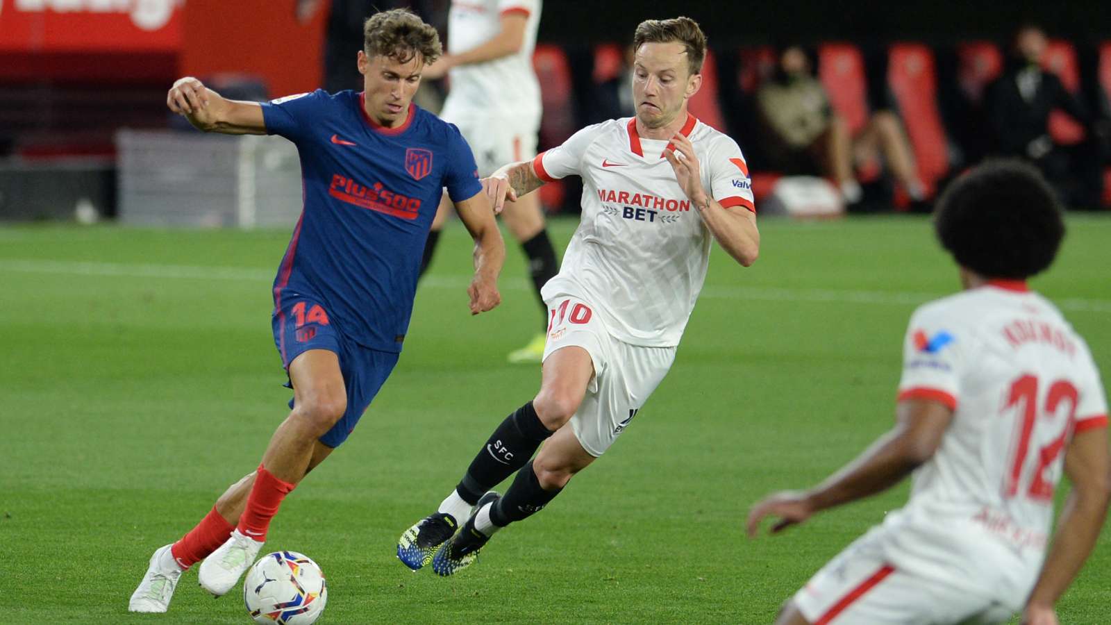 Marcos Llorente Ivan Rakitic LaLiga Sevilla Atletico Madrid