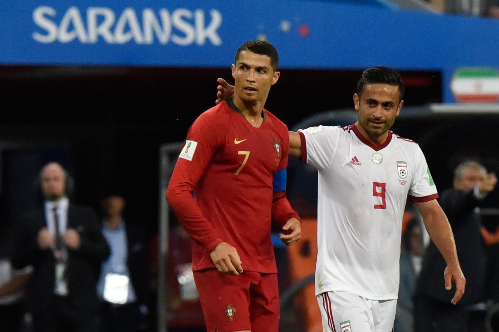 Omid Ebrahimi Cristiano Ronaldo Iran Portugal World Cup 2018