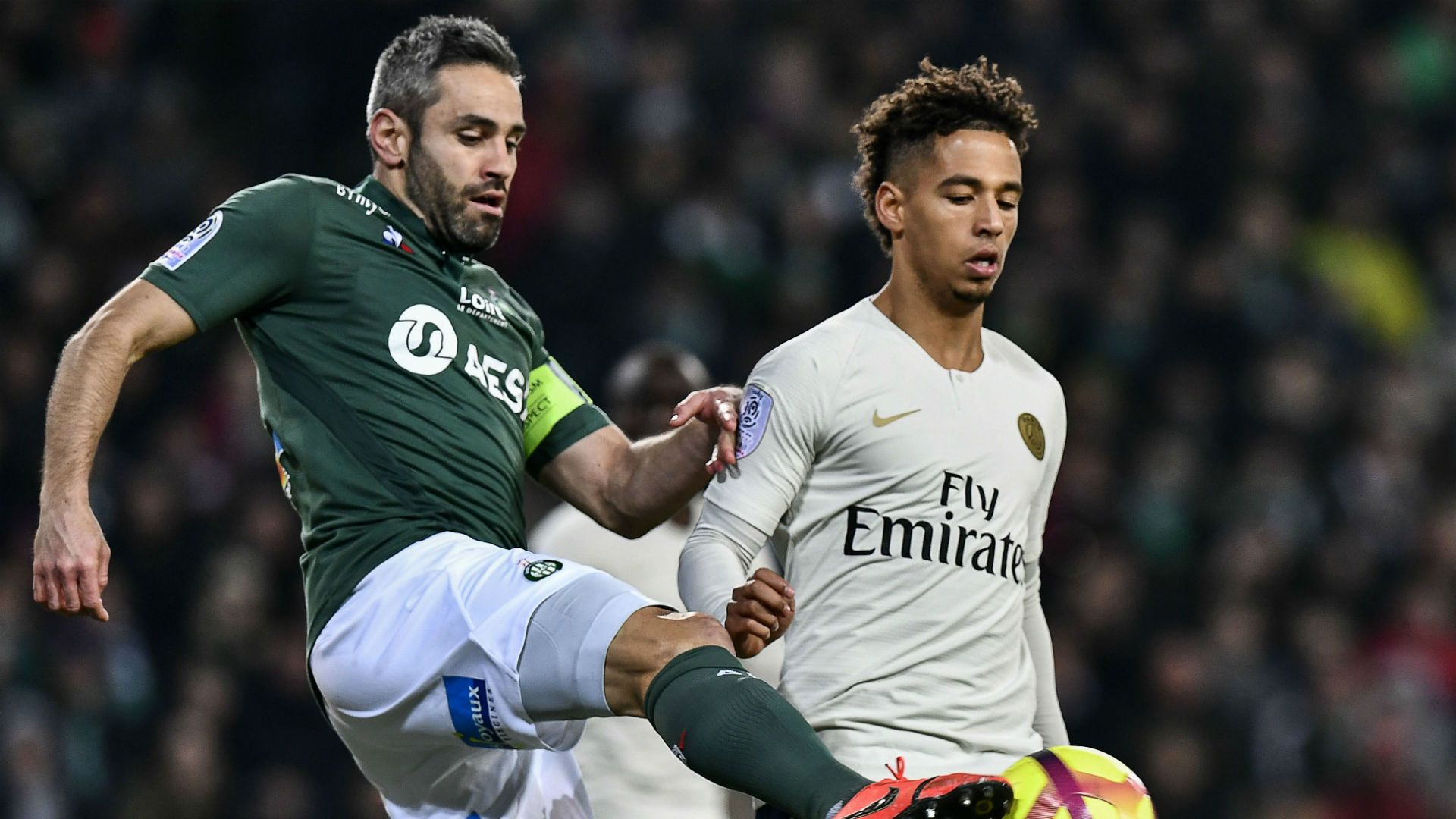 Loic Perrin Thilo Kehrer Saint-Etienne PSG Ligue 1 17022018