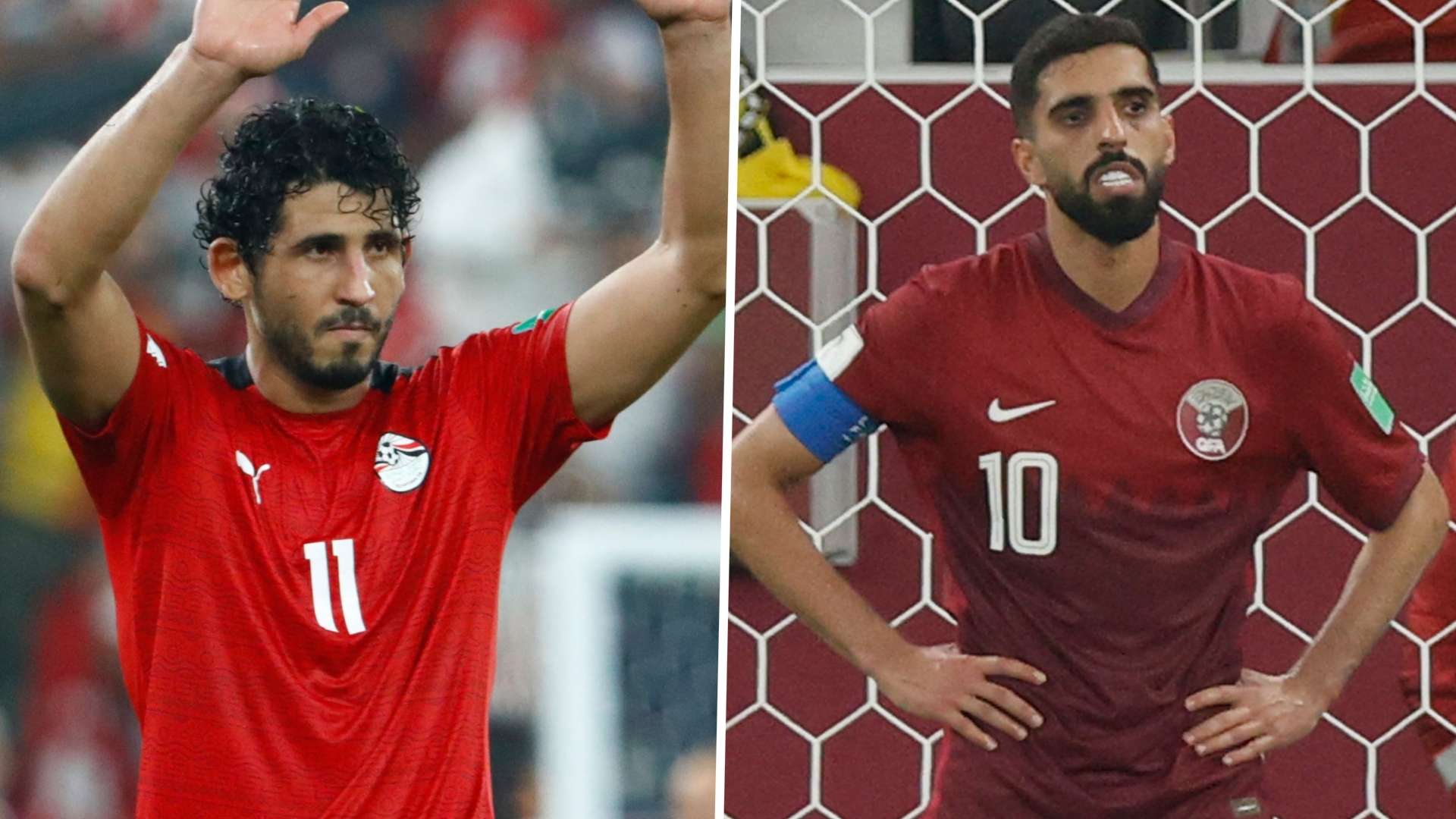 Ahmed Hegazi Egypt - Hassan Al-Haydos Qatar