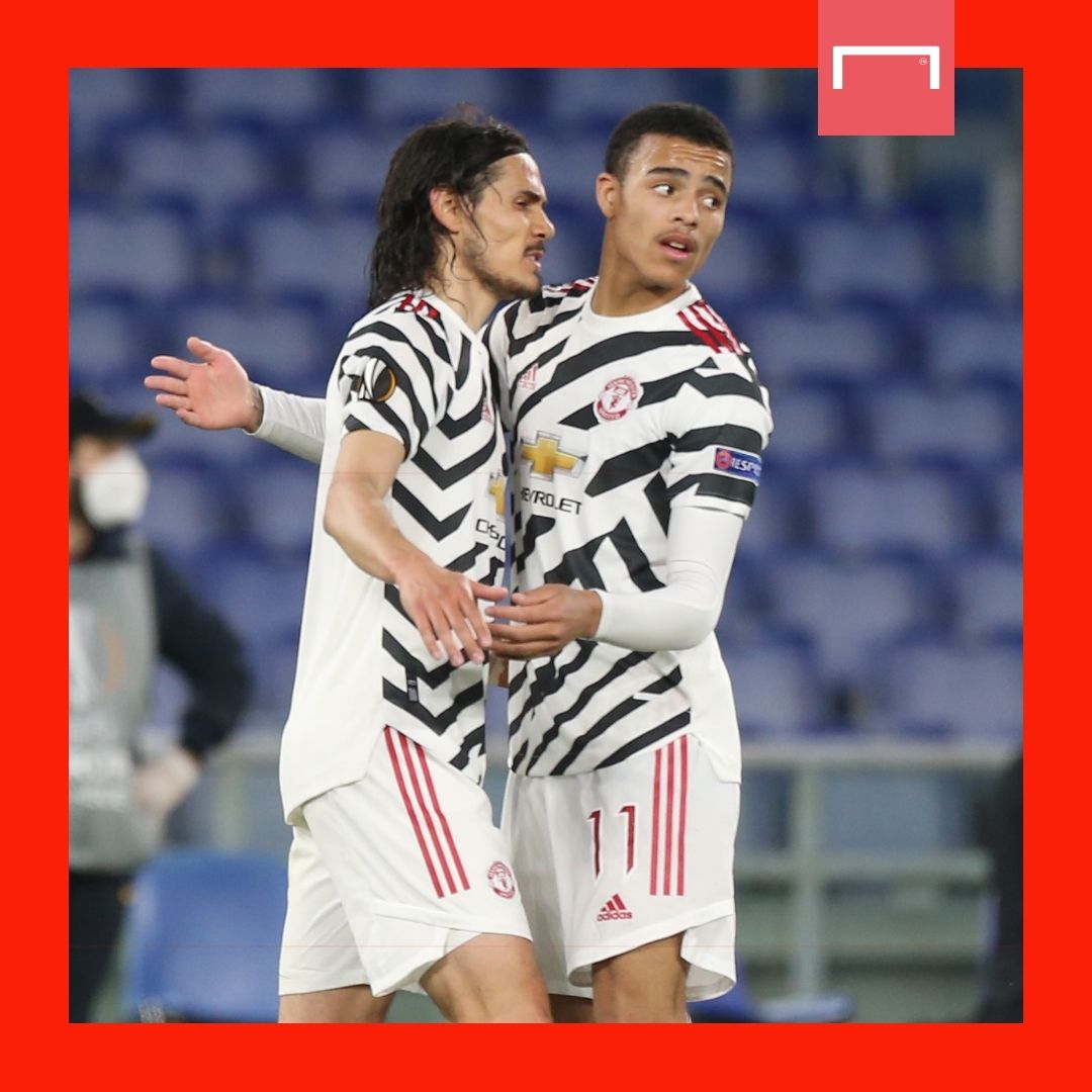 Edinson Cavani Mason Greenwood GFX Manchester United