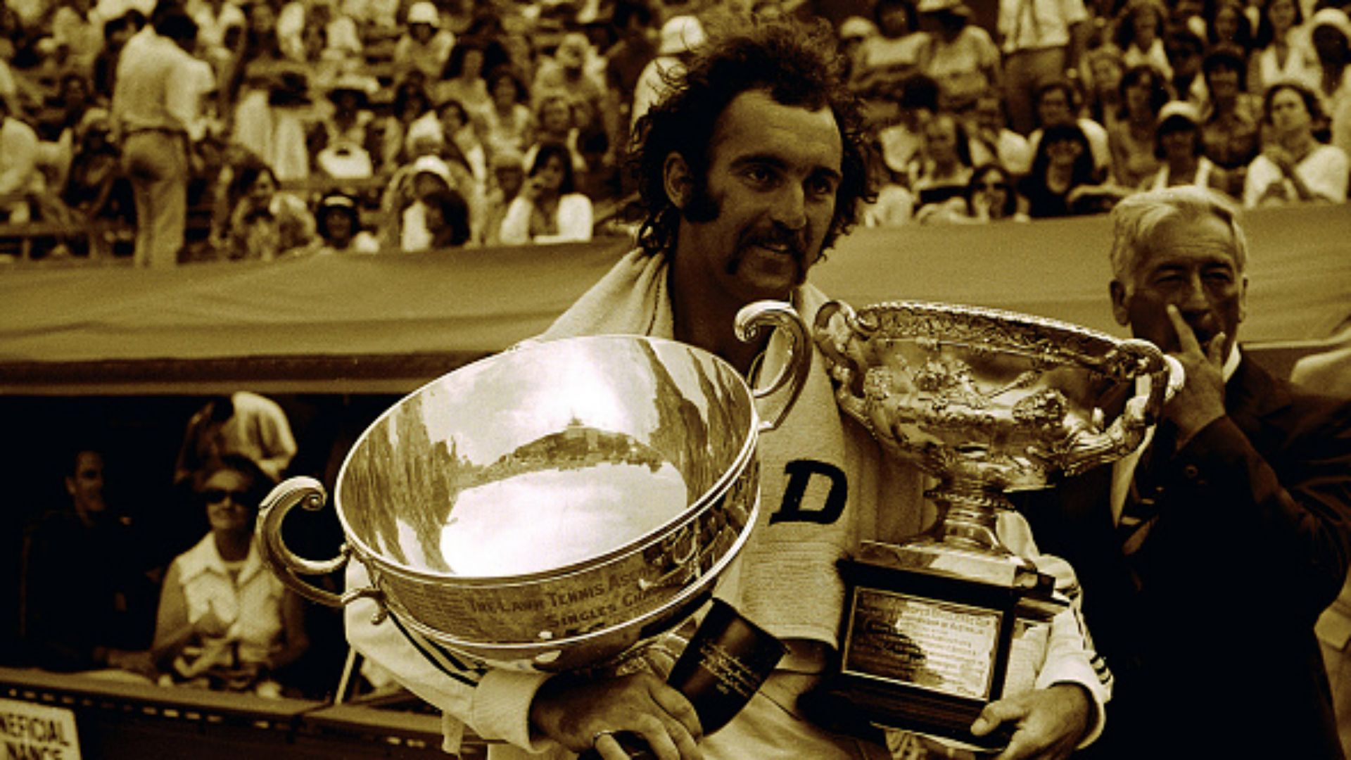 Mark Edmondson winning the Australian Open in 1976