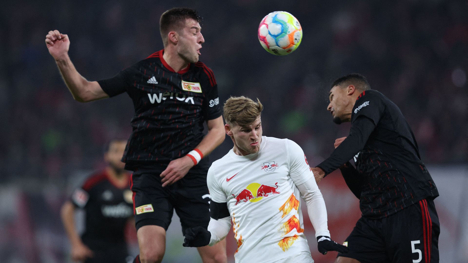 ROBIN KNOCHE UNION BERLIN TIMO WERNER RB LEIPZIG BUNDESLIGA 11022023