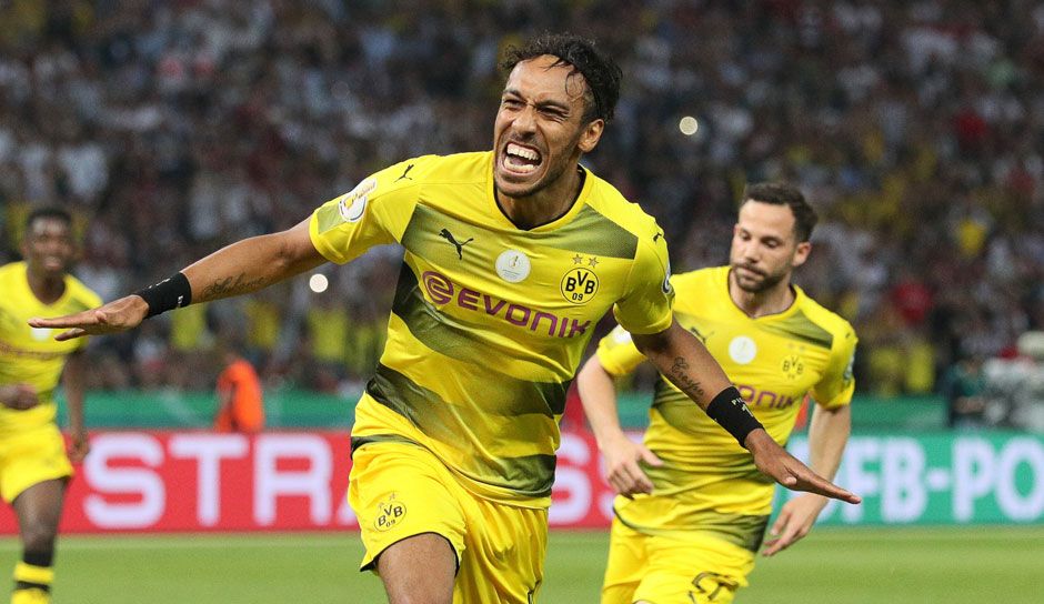 ONLY GERMANY Pierre-Emerick Aubameyang Dortmund BVB Pokal 2017