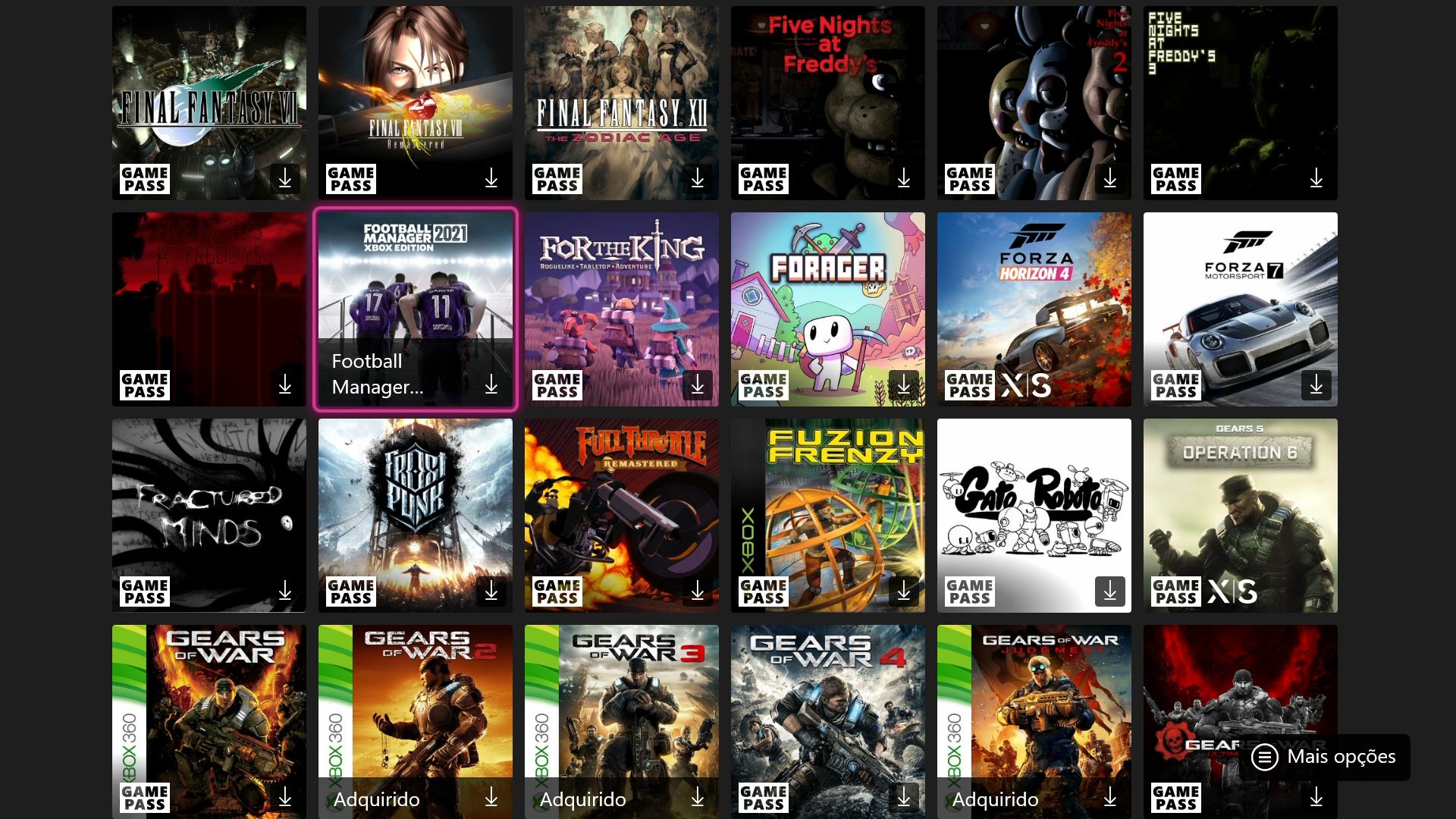 Football Manager 21 no Xbox -  3