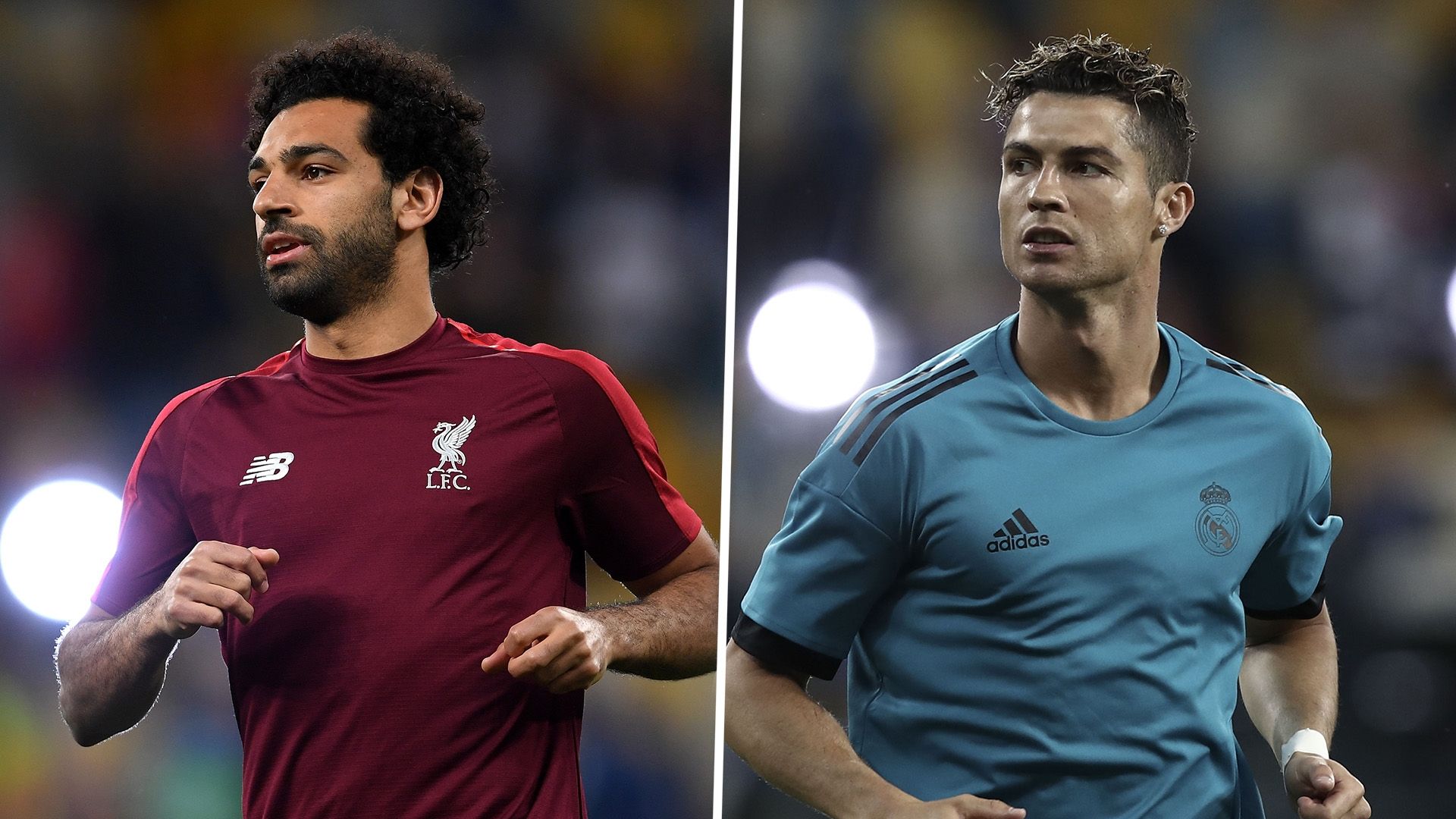 Mohamed Salah Cristiano Ronaldo GFX