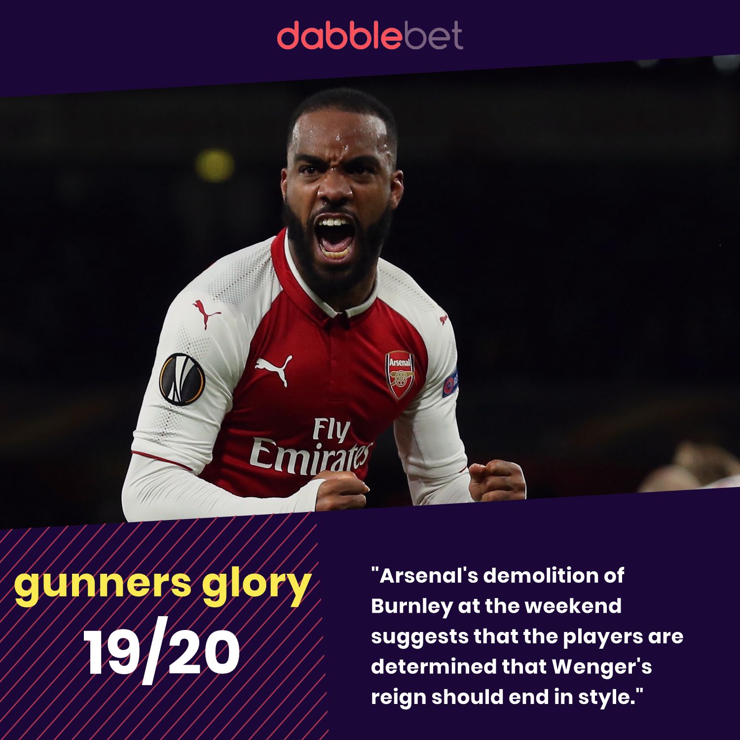 Leicester Arsenal graphic