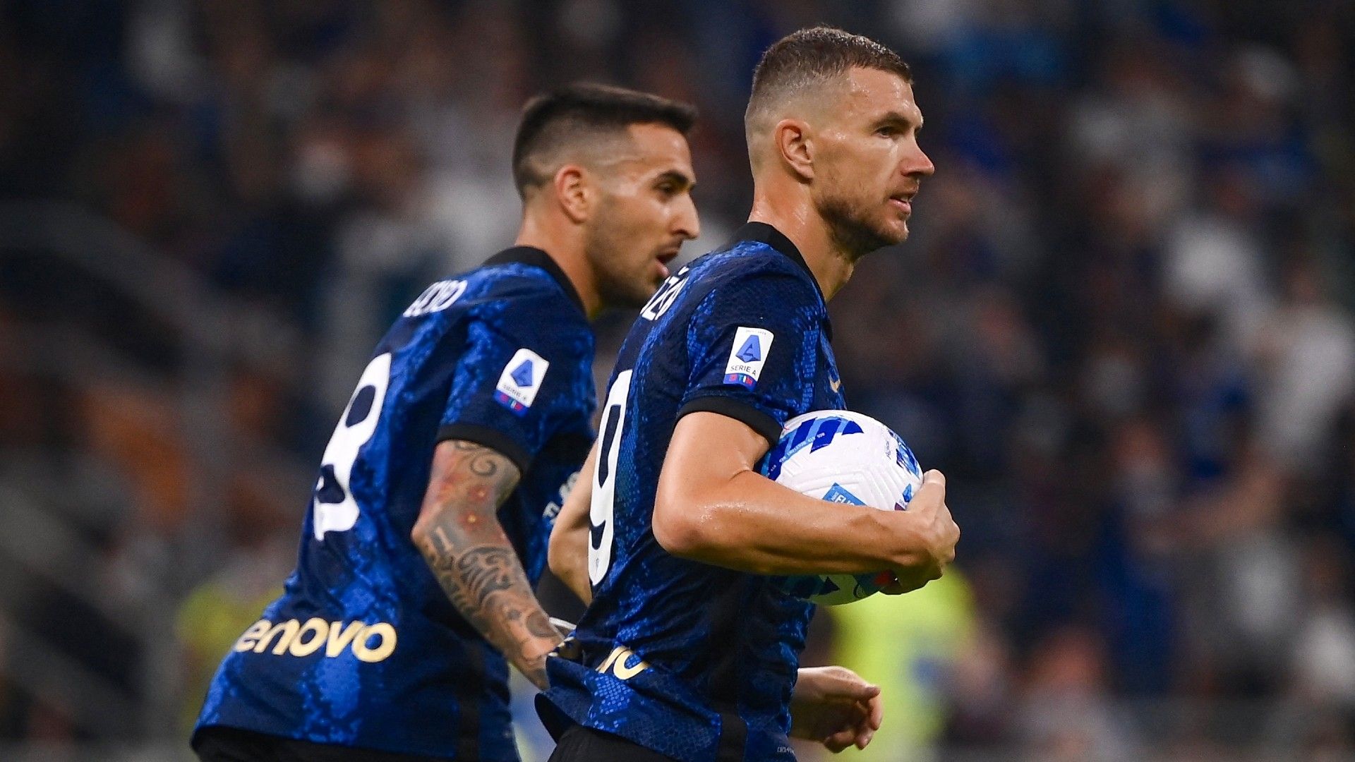 Edin Dzeko Inter Atalanta 2021-22