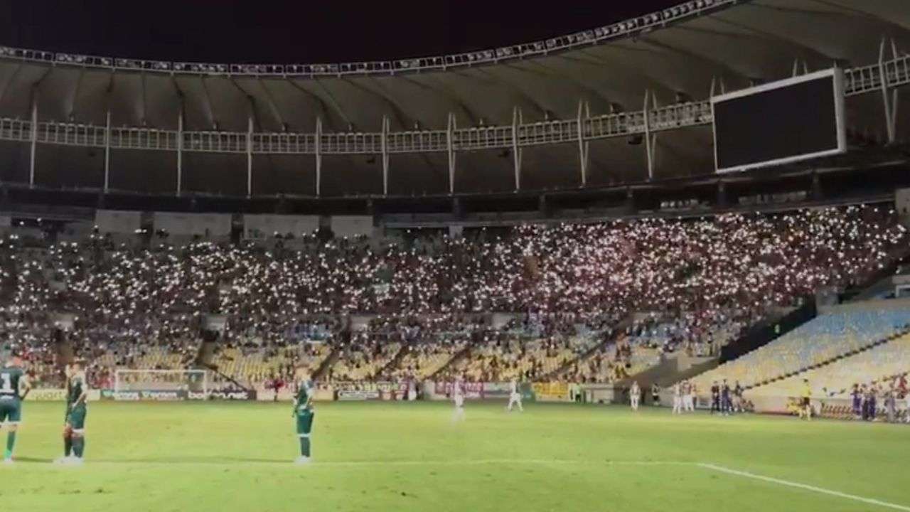 Maracana sem luz Fluminense Goiás 28042019