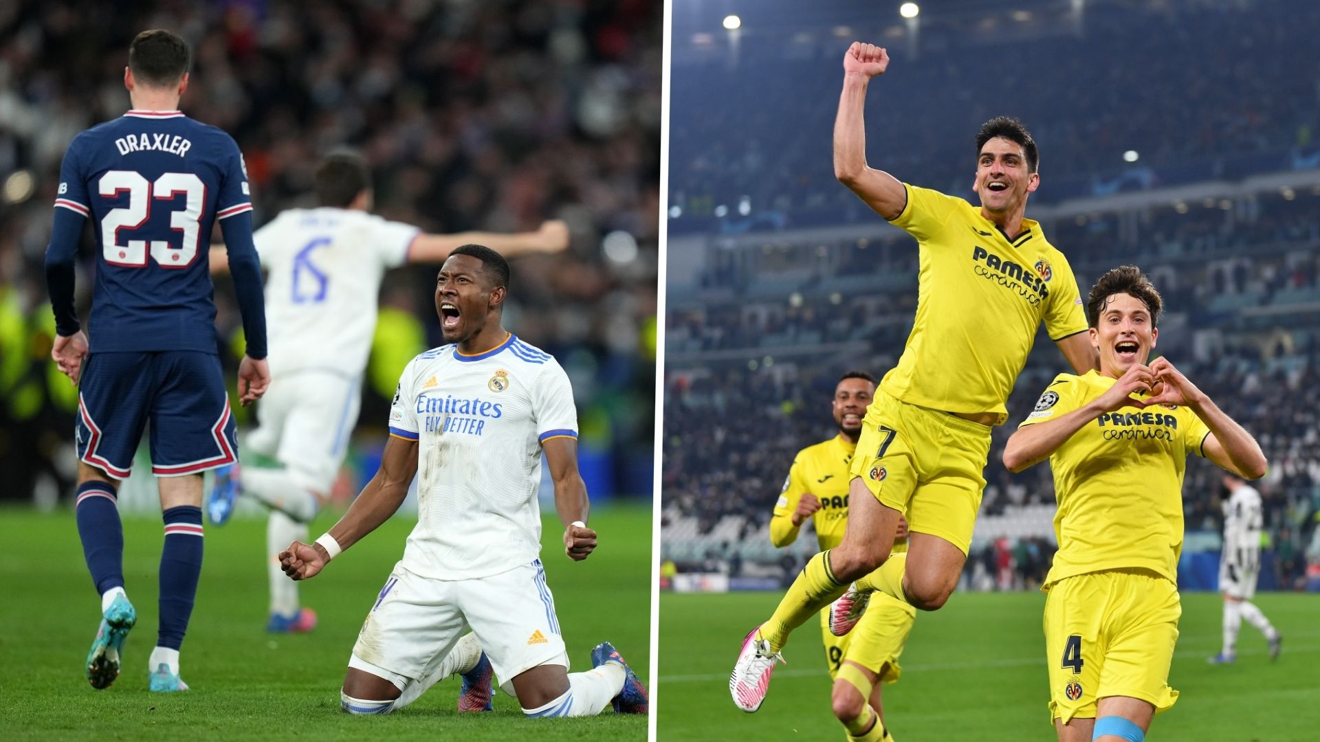 PSG Real Madrid Villarreal UCL