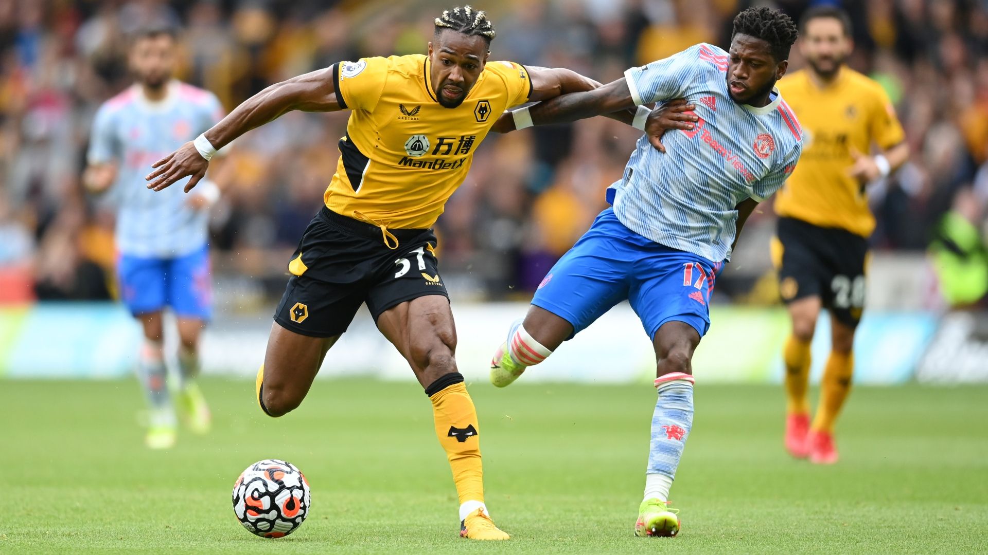 Adama Traore Wolves Fred Manchester United 2021-22