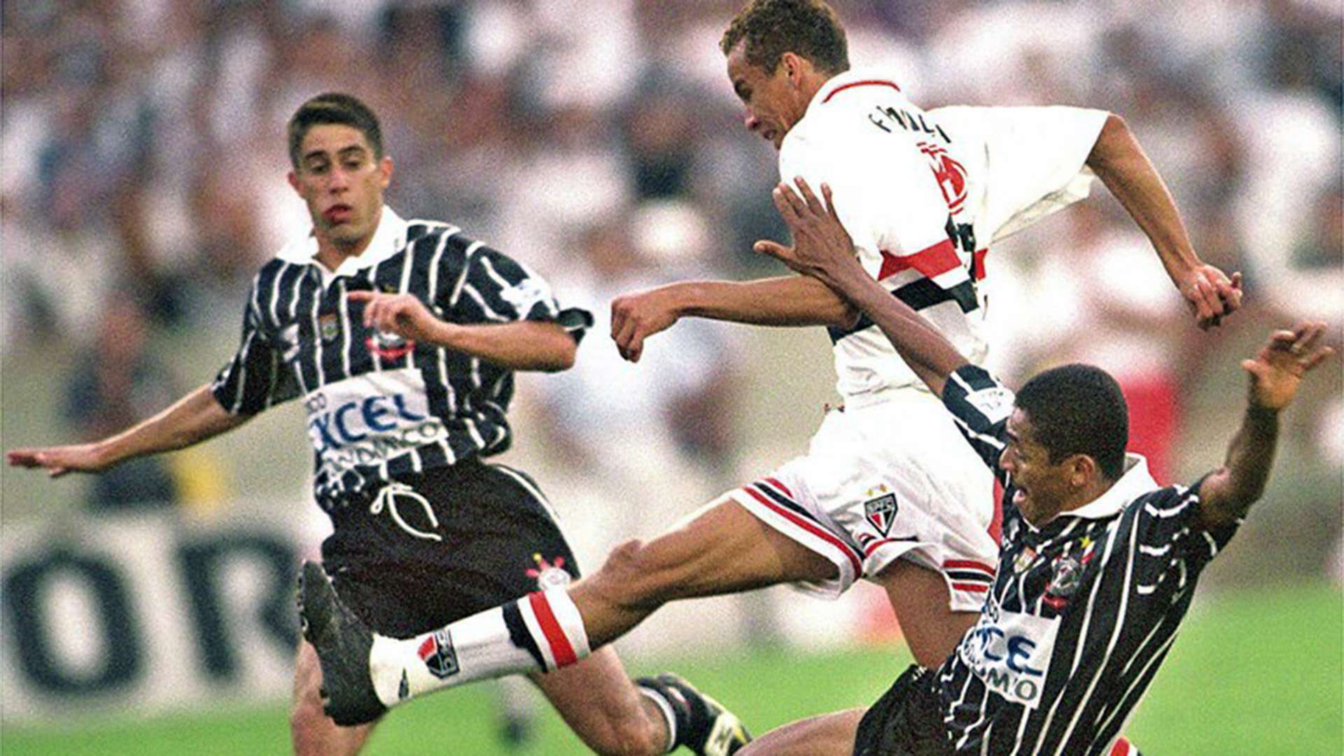 Sylvinho França Vampeta São Paulo Corinthians final Paulista 1998