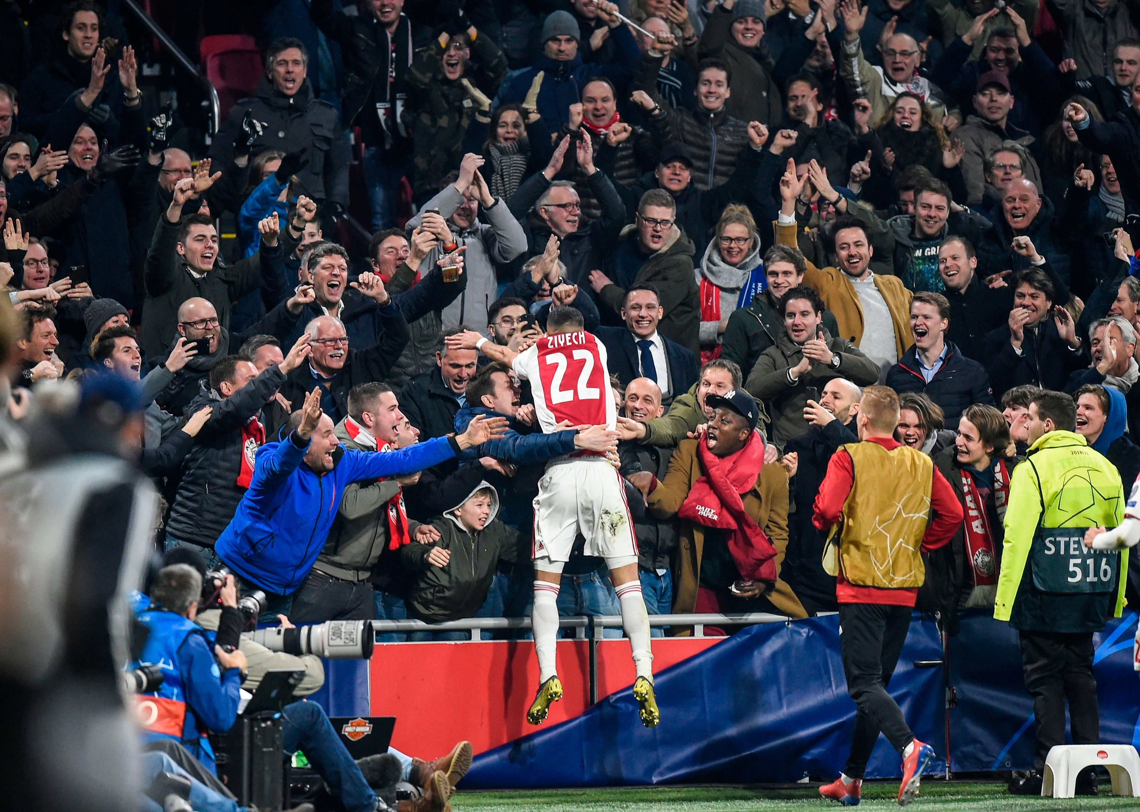 Ziyech Ajax Real Madrid Champions league