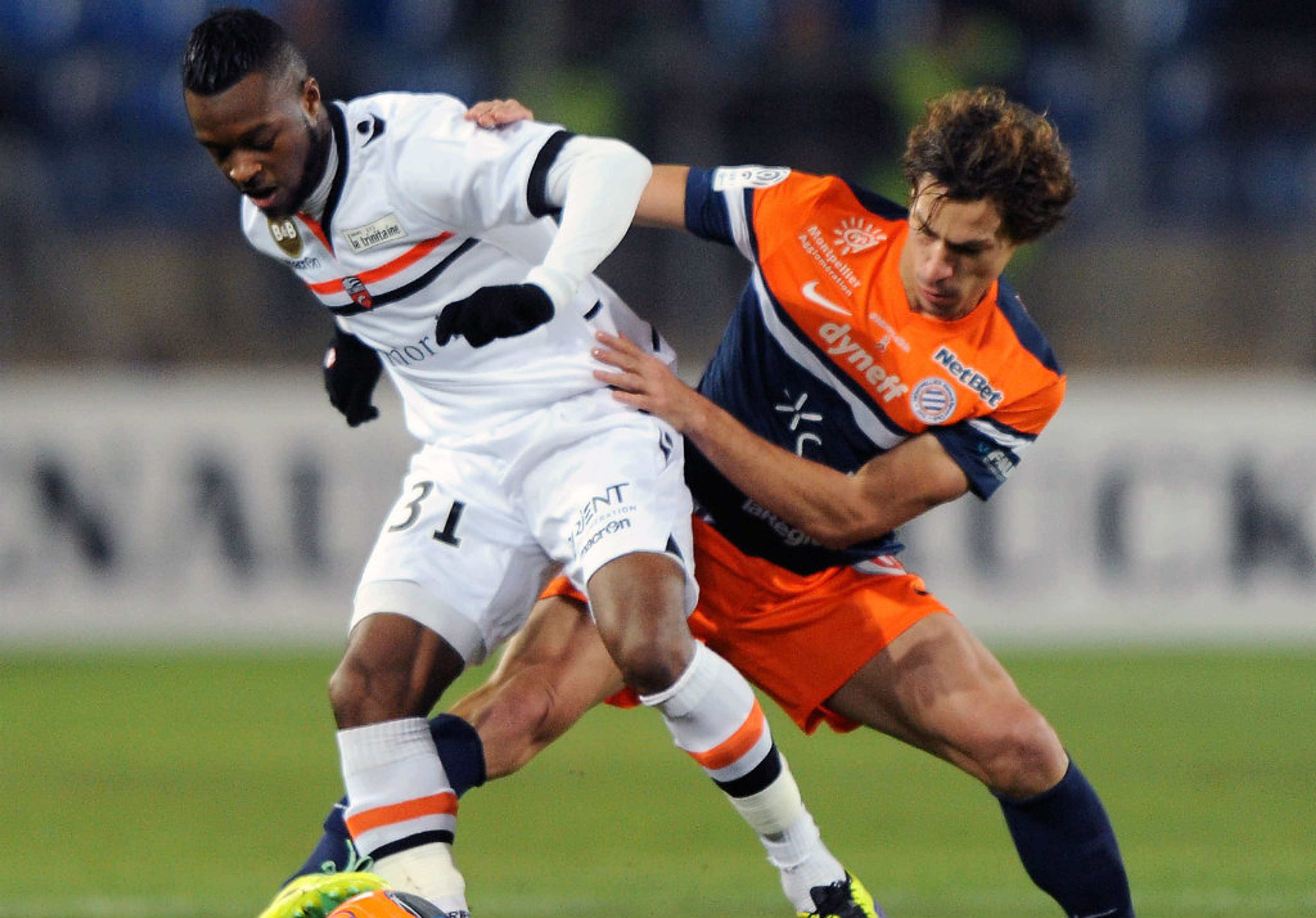 Benjamin Stambouli Cheick Doukoure Montpellier Lorient Ligue 1 12042013