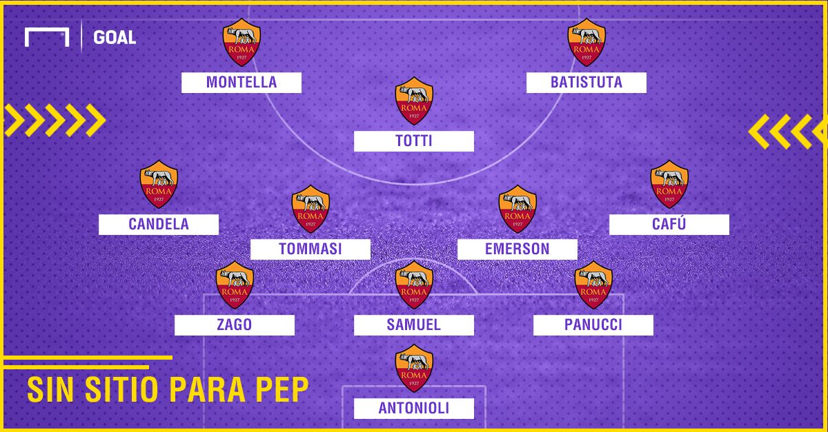 la roma de guardiola sin guardiola