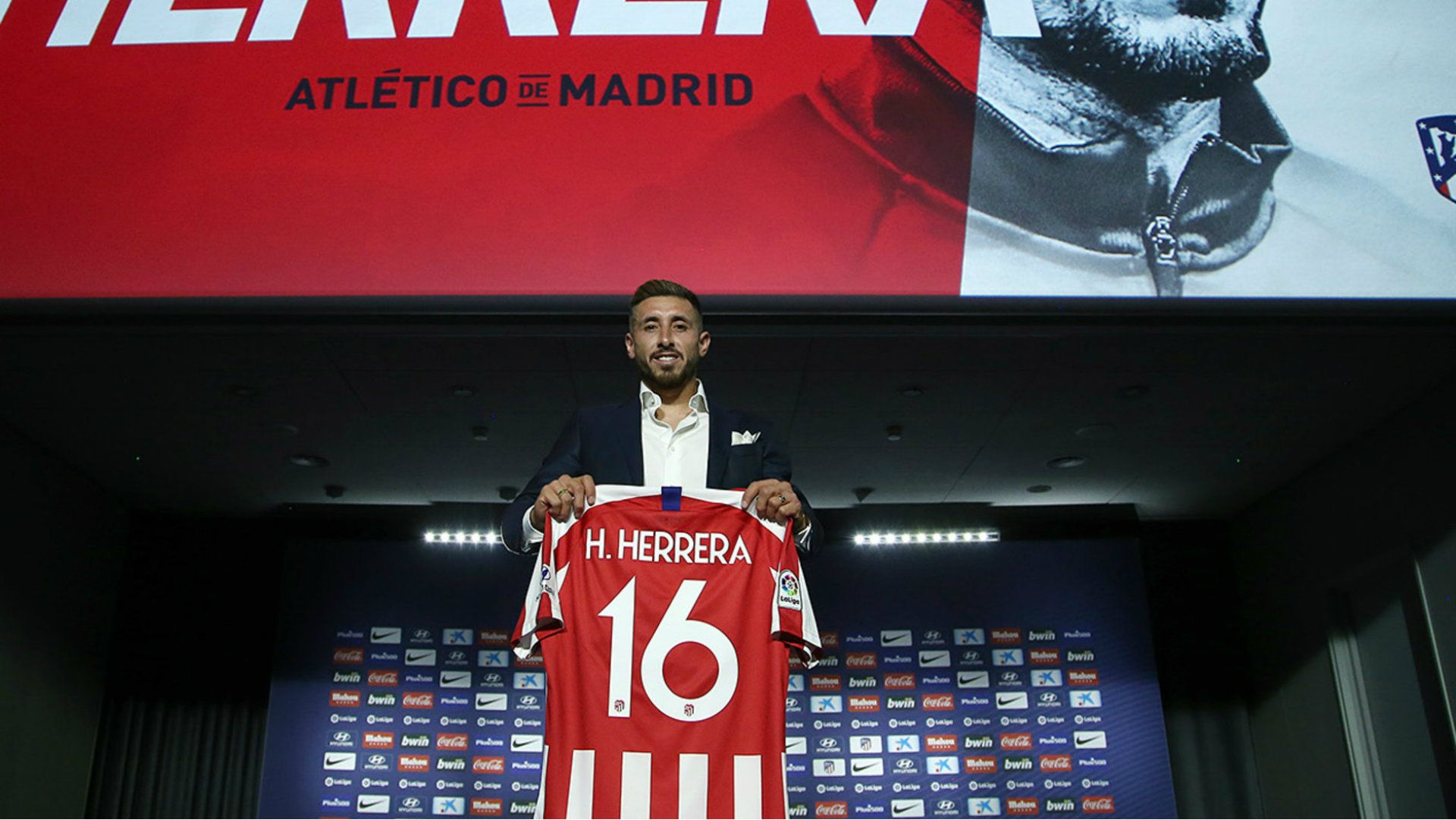 Héctor Herrera presentación Atlético de Madrid 050719