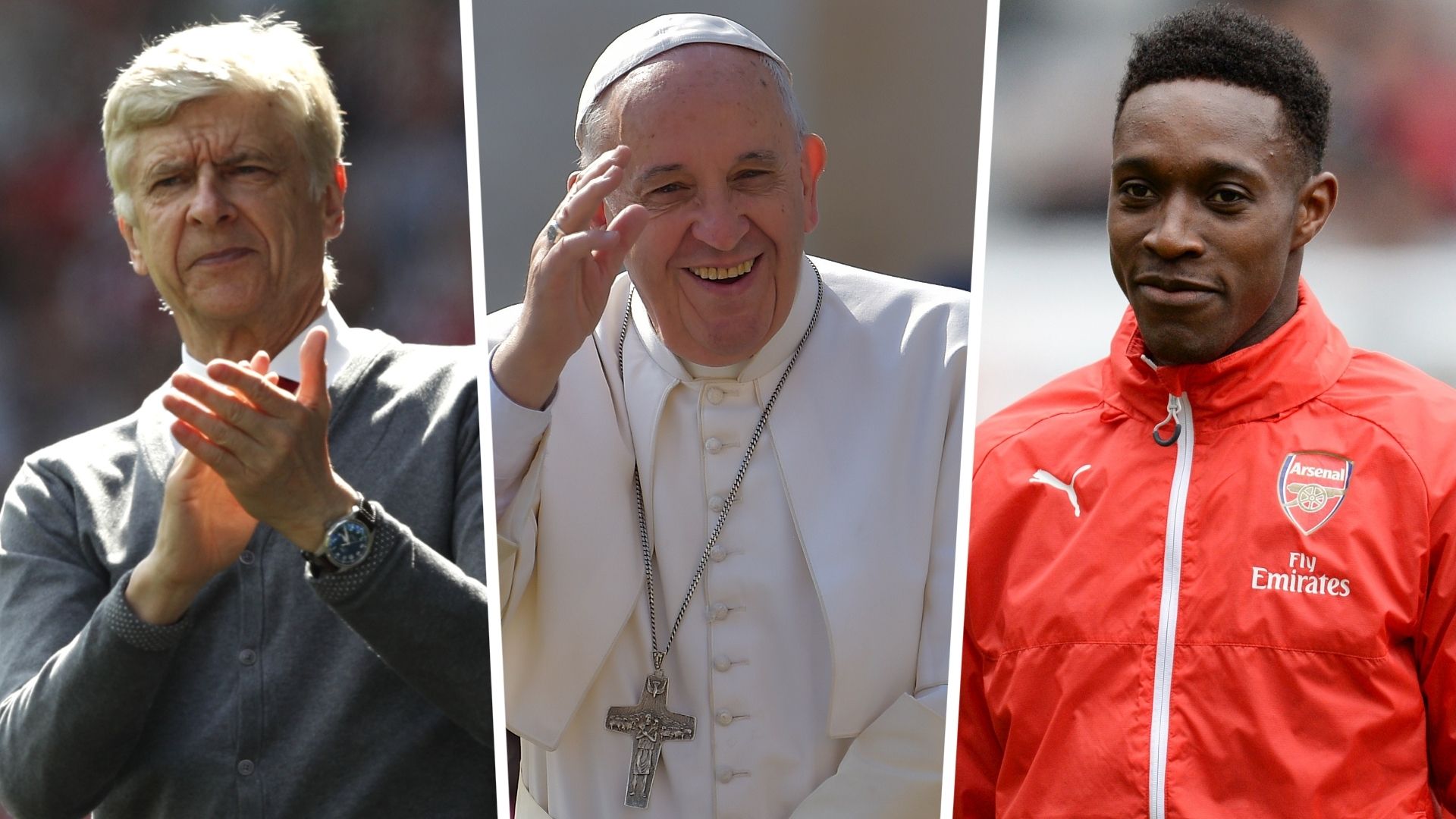 Arsene Wenger Pope Danny Welbeck
