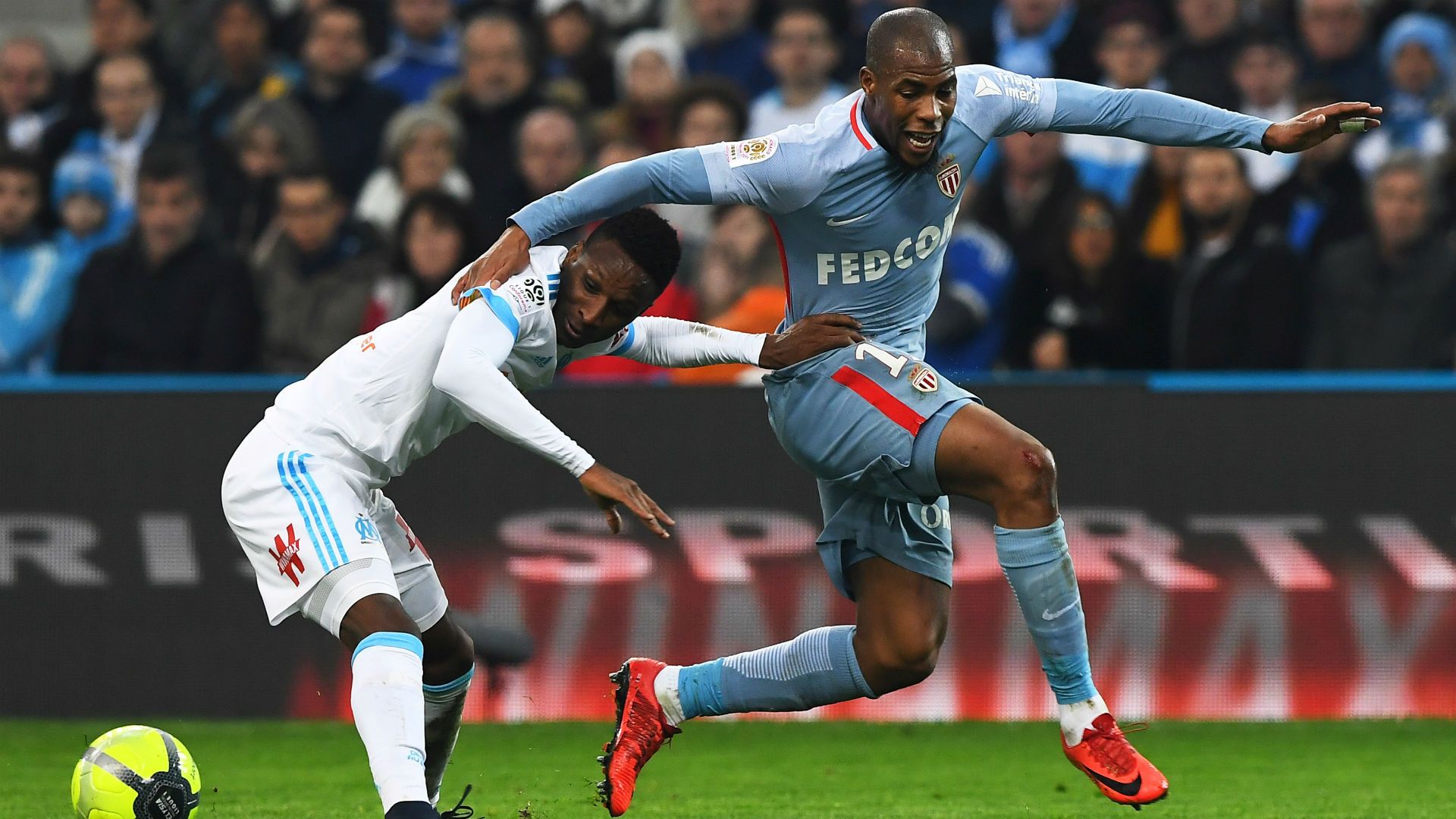 Djibril Sidibe Bouna Sarr Marseille Monaco Ligue 1 28112018