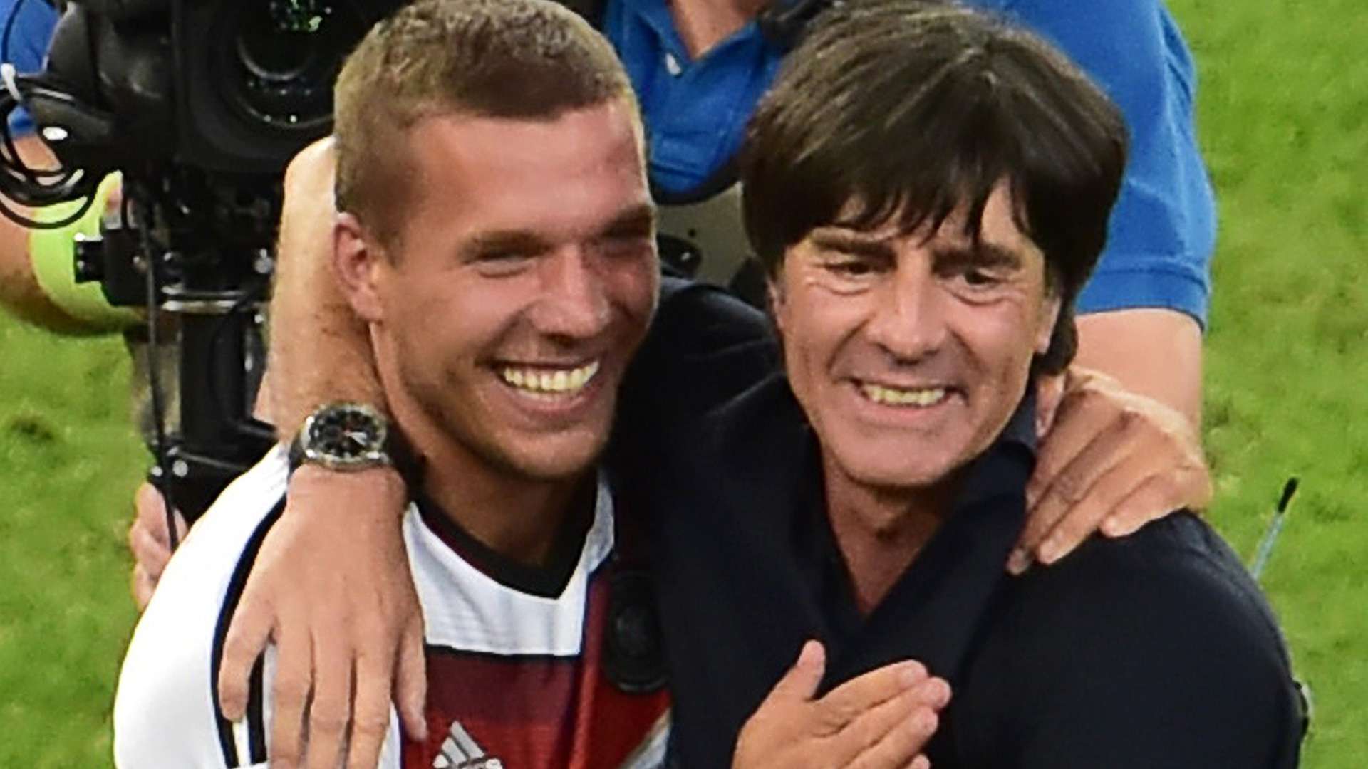 Joachim Löw Lukas Podolski Deutschland 07132014