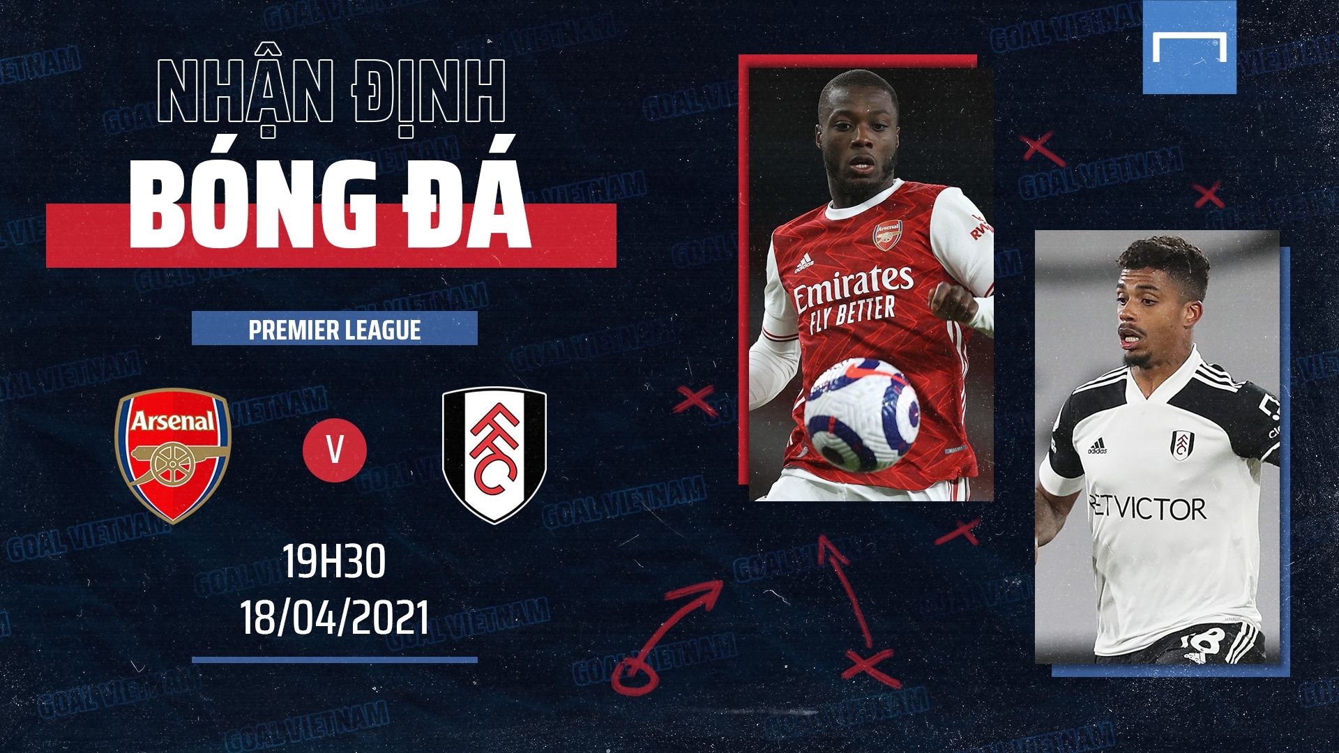 Preview Arsenal vs Fulham 2020/21 Premier League GFX