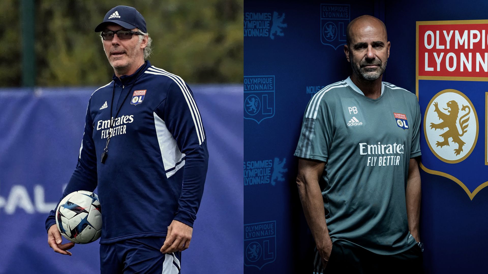 Laurent Blanc Peter Bosz OL Lyon