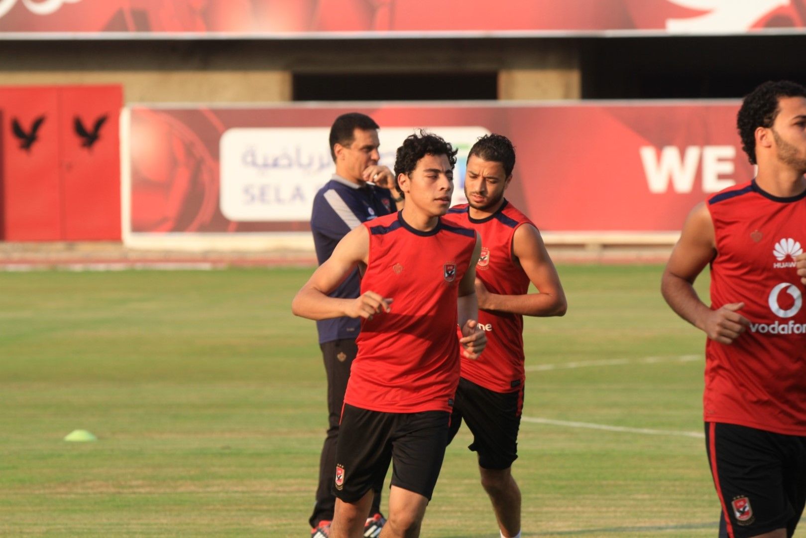 Akram Tawfik - Al Ahly training