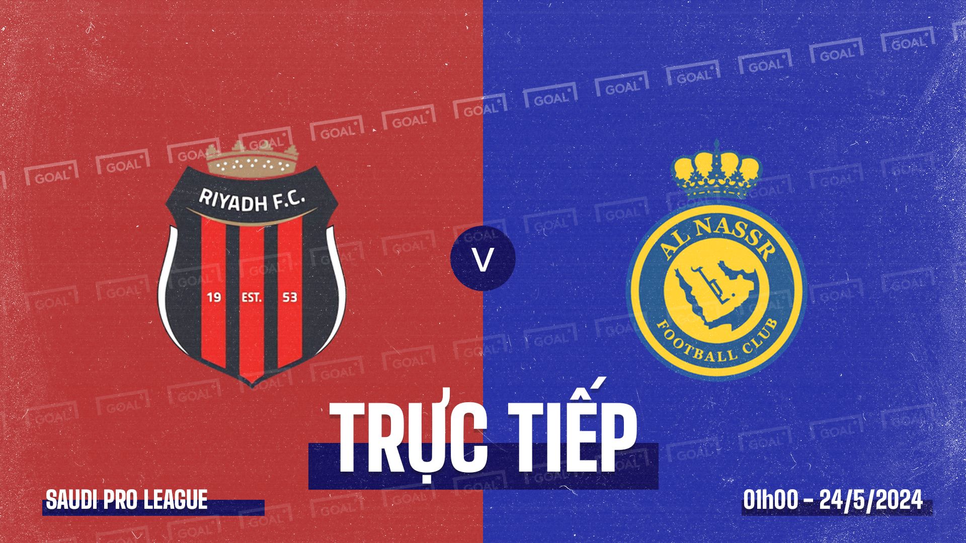 Al Riyadh vs Al Nassr Saudi Pro League 2023/24 GFX