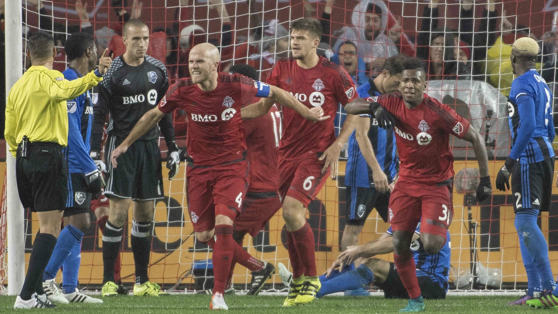 Michael Bradley Nick Hagglund Armando Cooper Toronto FC Montreal Impact MLS 11302016