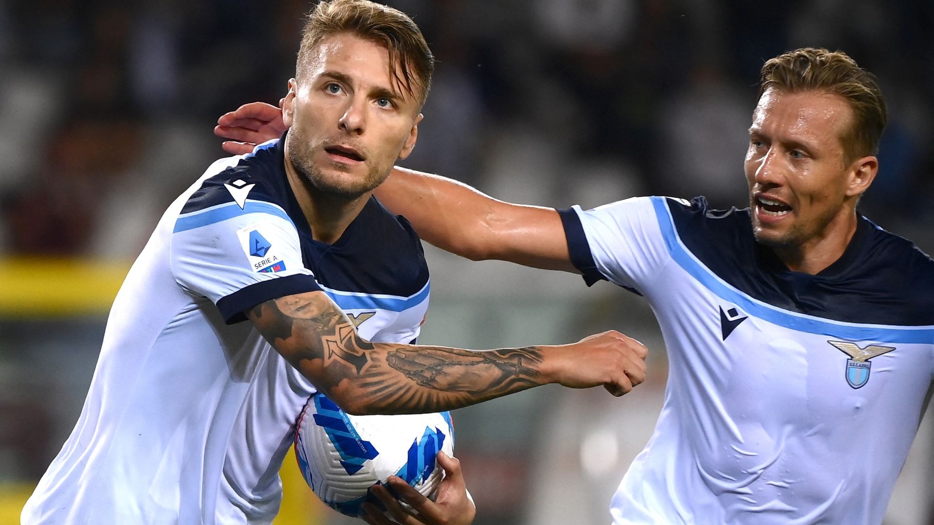 Immobile Torino Lazio celebrating Serie A