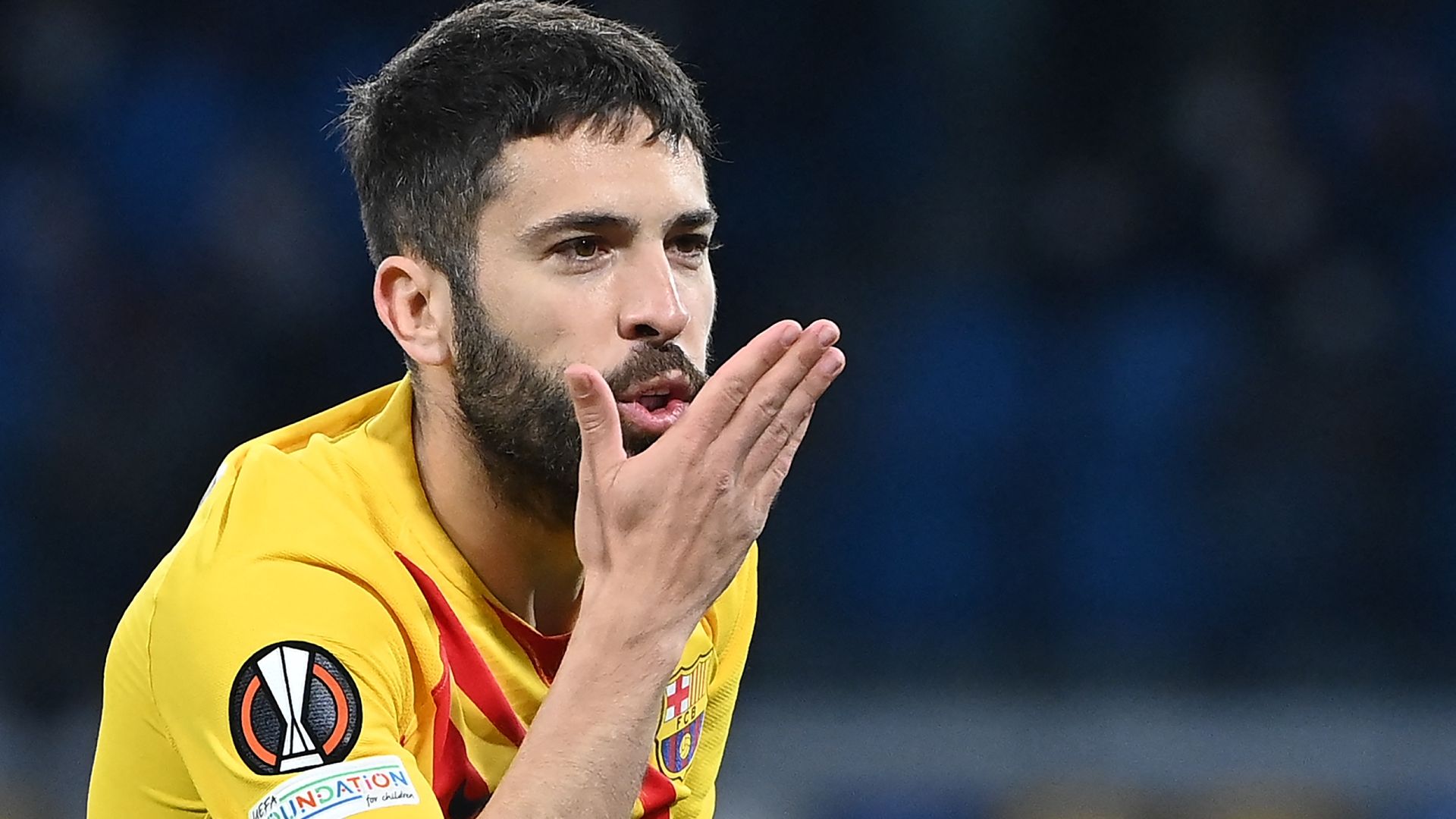 Jordi Alba Barcelona Europa League 2021-22