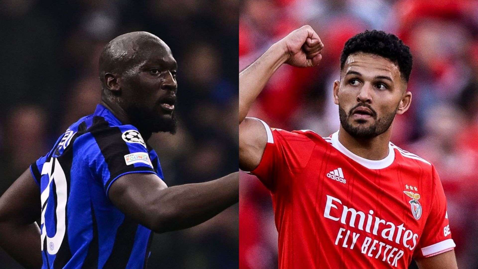 Romelu Lukaku Inter Goncalo Ramos Benfica