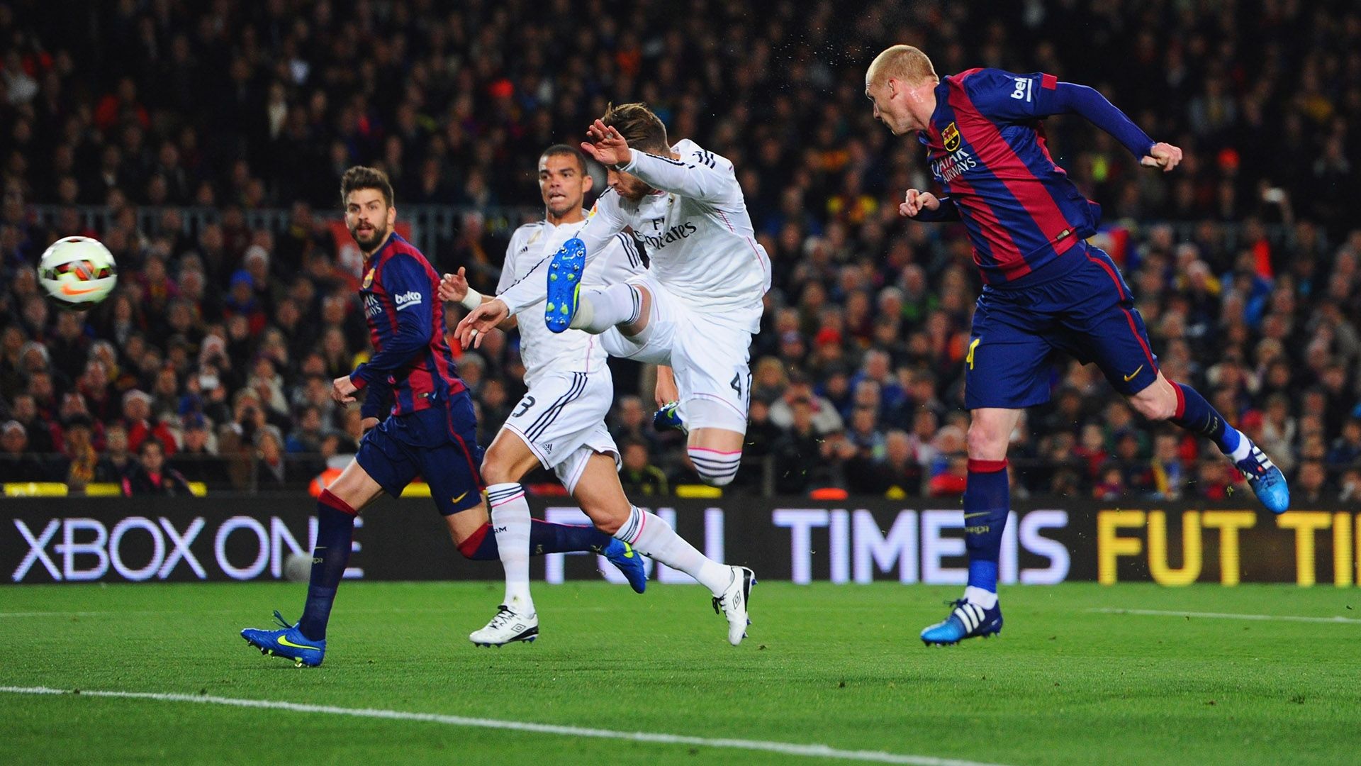 Jeremy Mathieu Barcelona Real Madrid La Liga 22032015