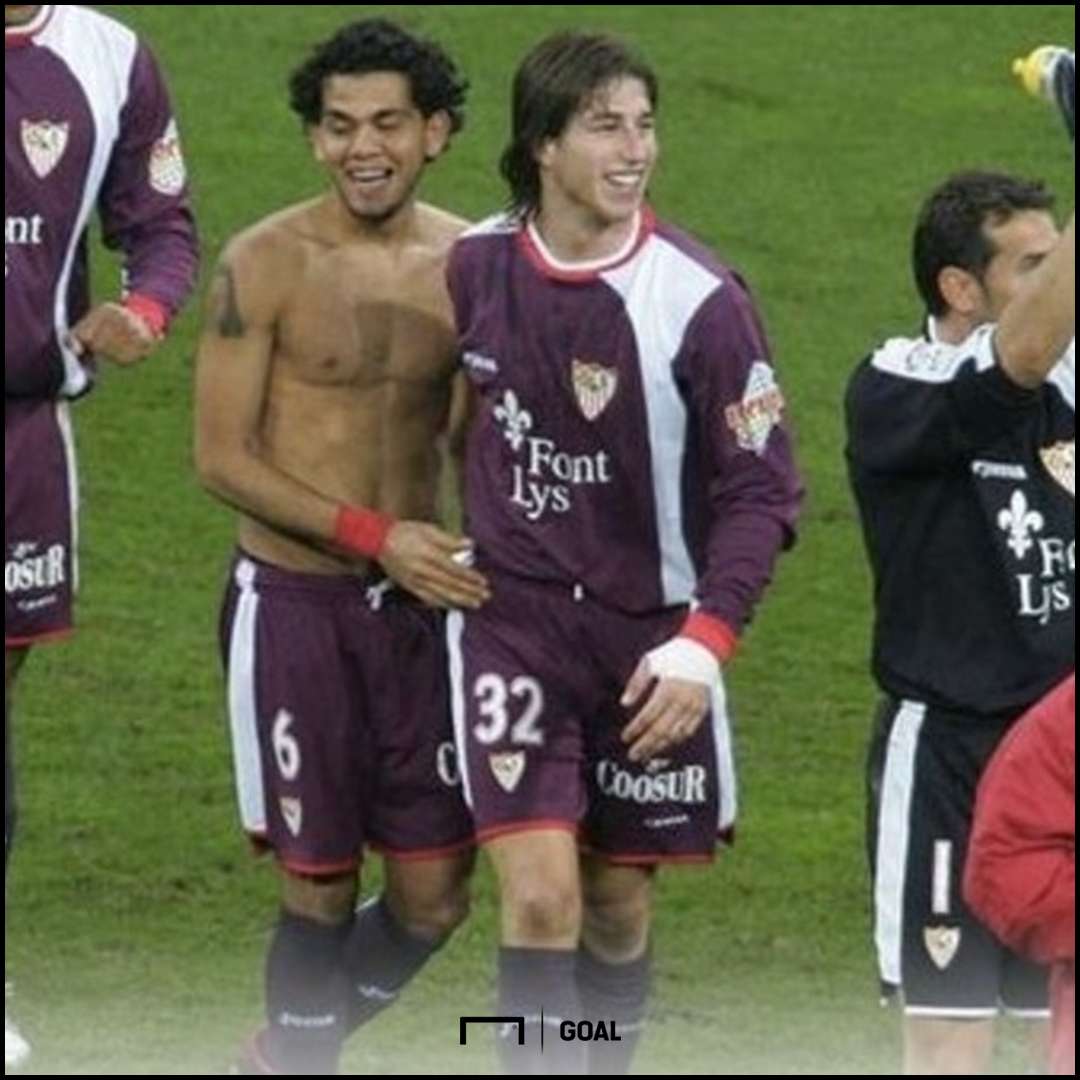 Sergio Ramos Daniel Alves Sevilla